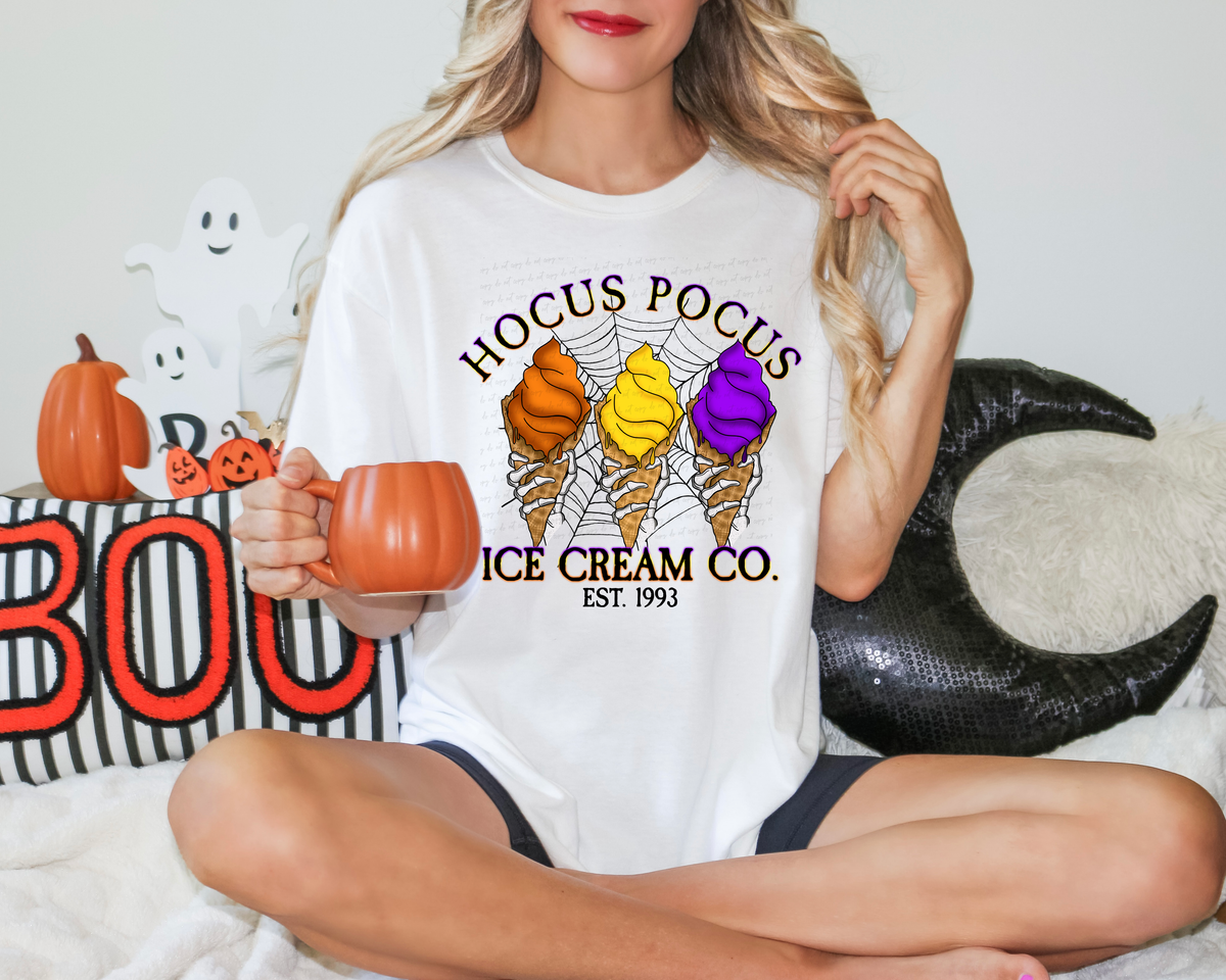 HP Ice Cream Web Co Est 1993 114709 DTF transfer