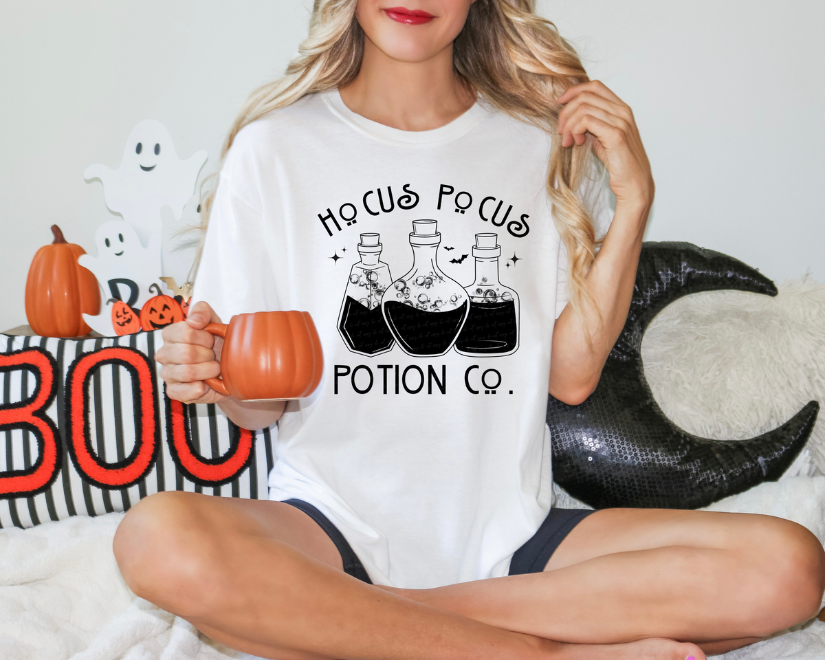 HP Potion Co Black Font 114690 DTF transfer