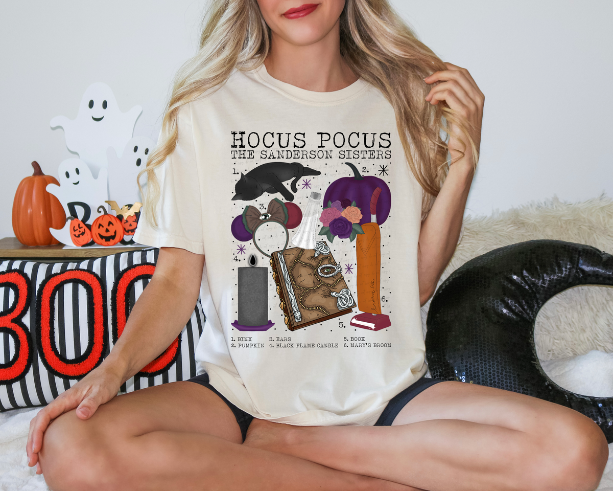 HP Witch Sisters Chart 114581 DTF transfer