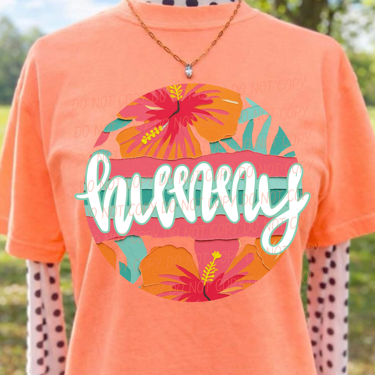 Hunny tropical circle (City) DTF Transfer