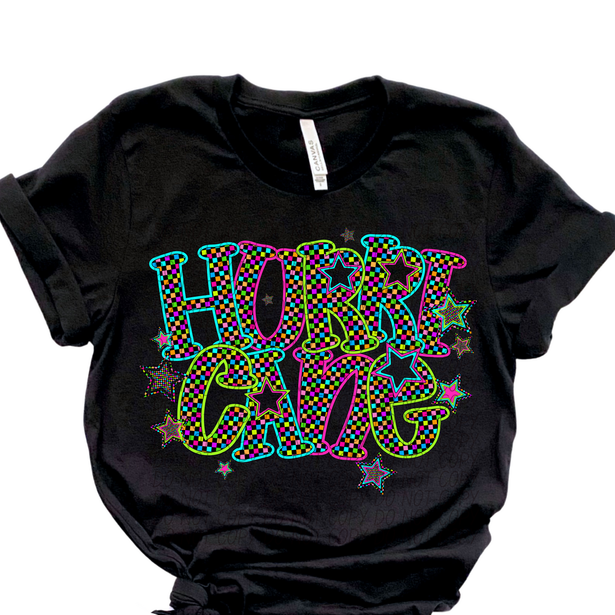 Hurricane Neon Stars (City) 102376 DTF transfer