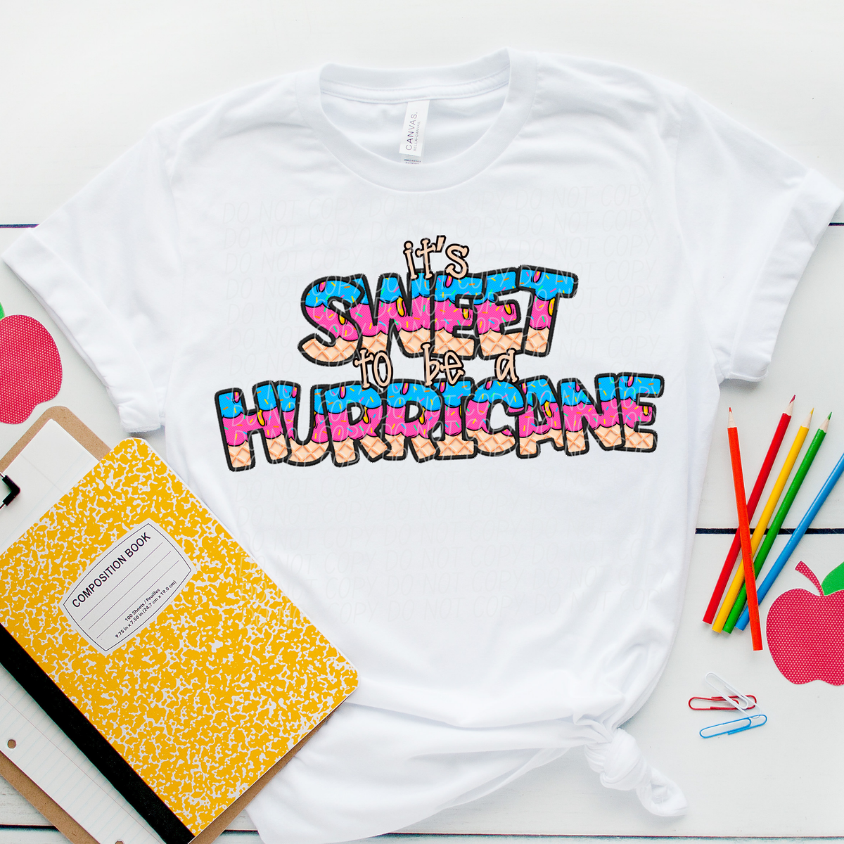 It's sweet to be a HURRICANE drip (Caplinger) DTF transfer