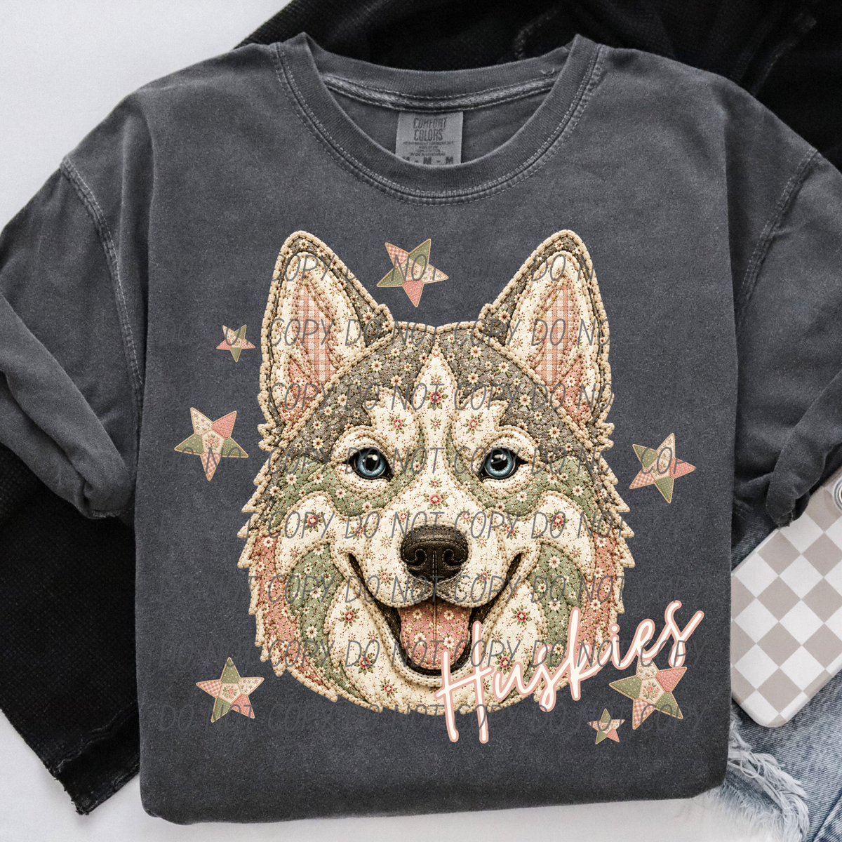 Huskies meemaw mascot (City) DTF Transfer