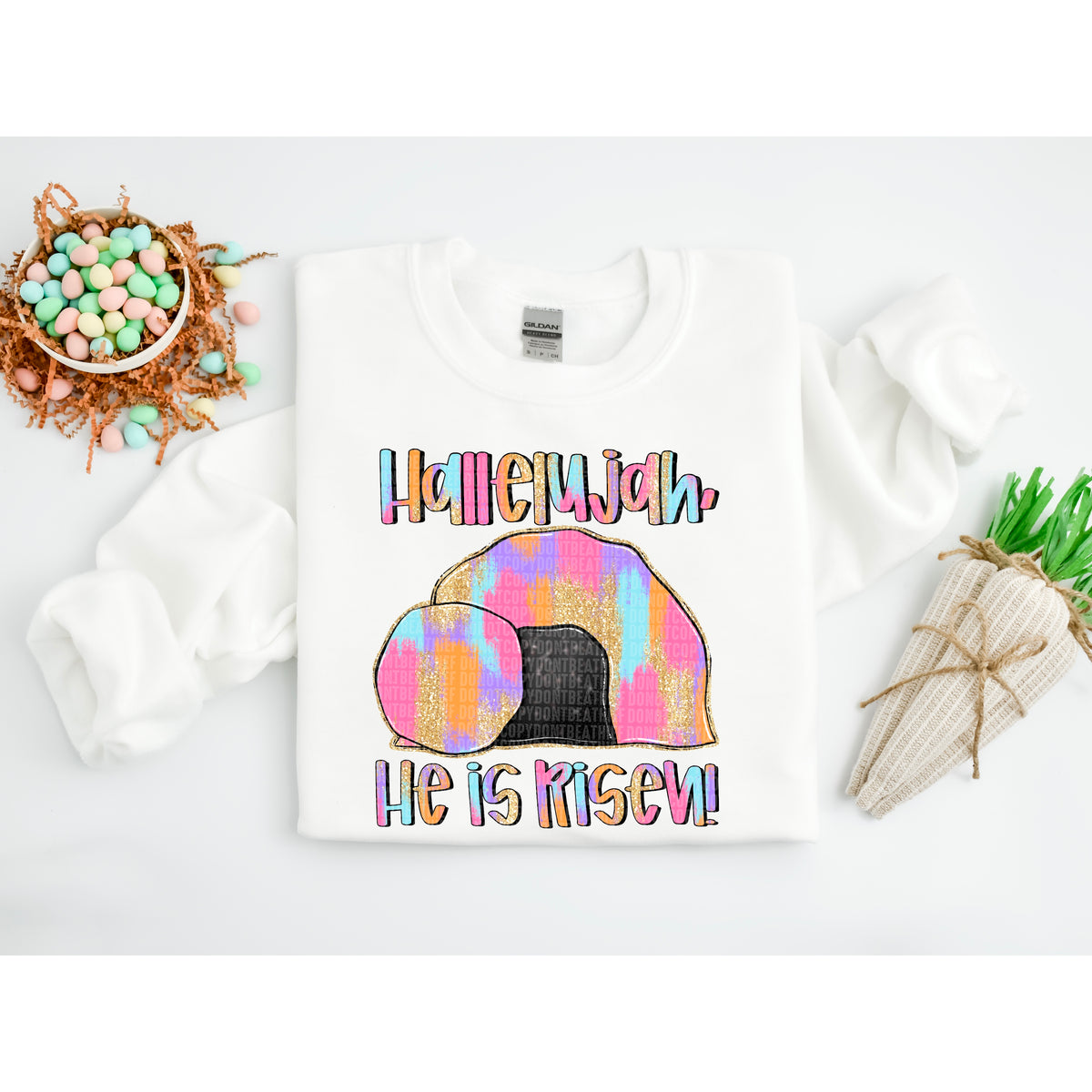 Hallelujah, He Is Risen (SDD) 83299  DTF Transfer