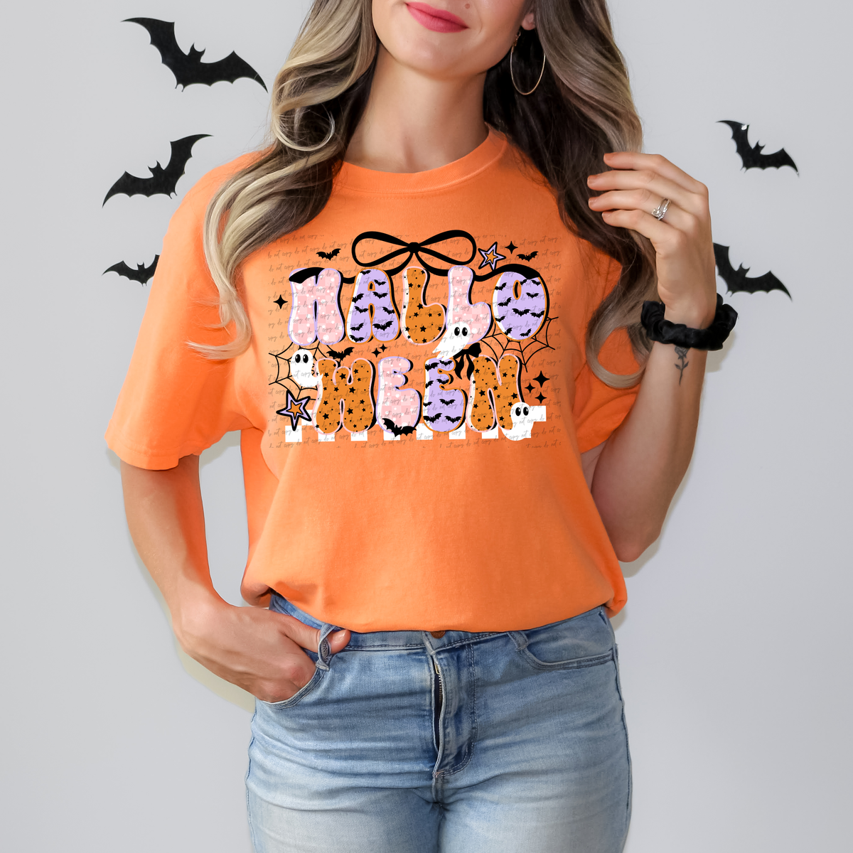 Halloween Decorative Letters 108702 DTF transfer