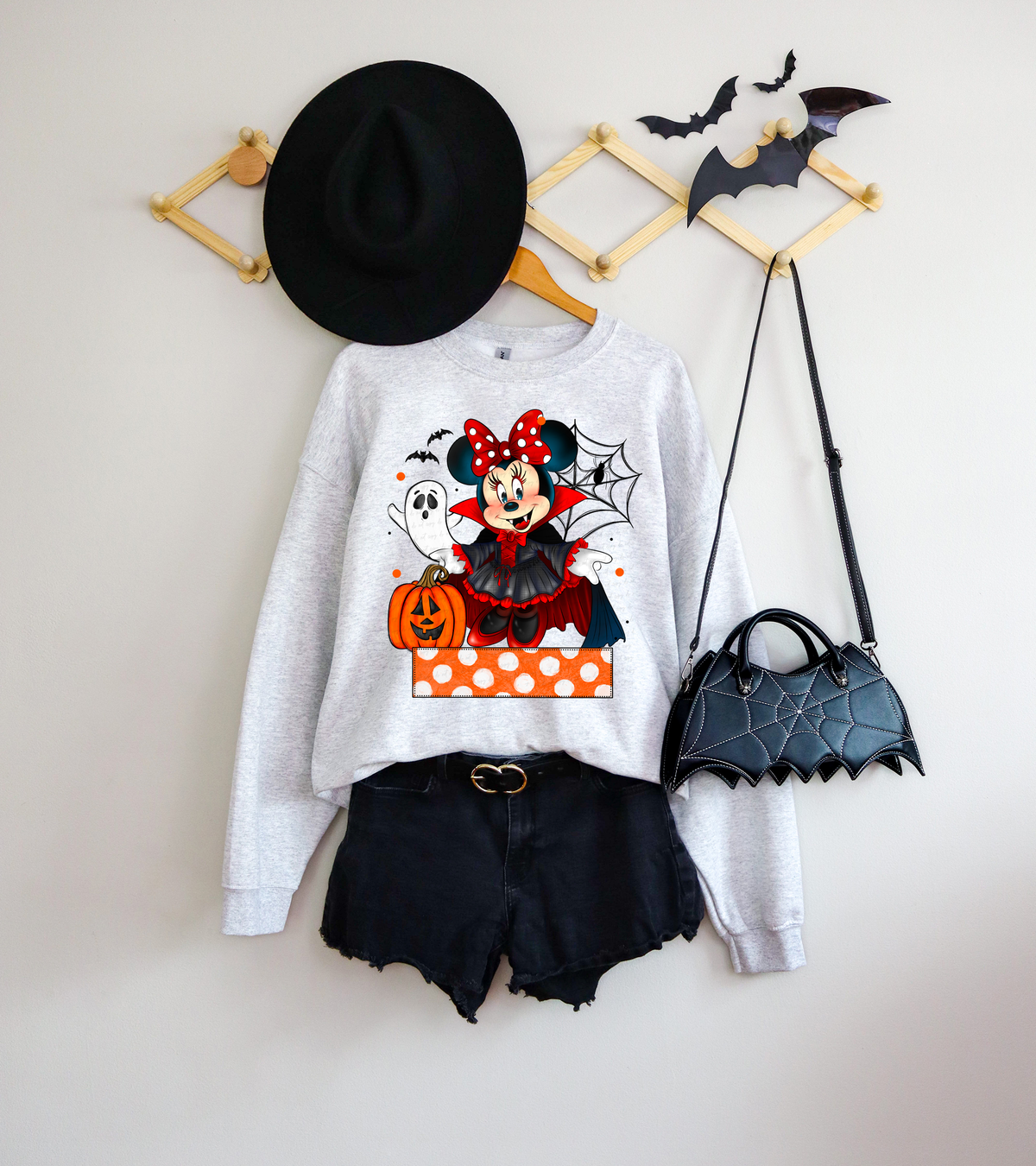 Halloween Girl Mouse Polka 108968 DTF transfer