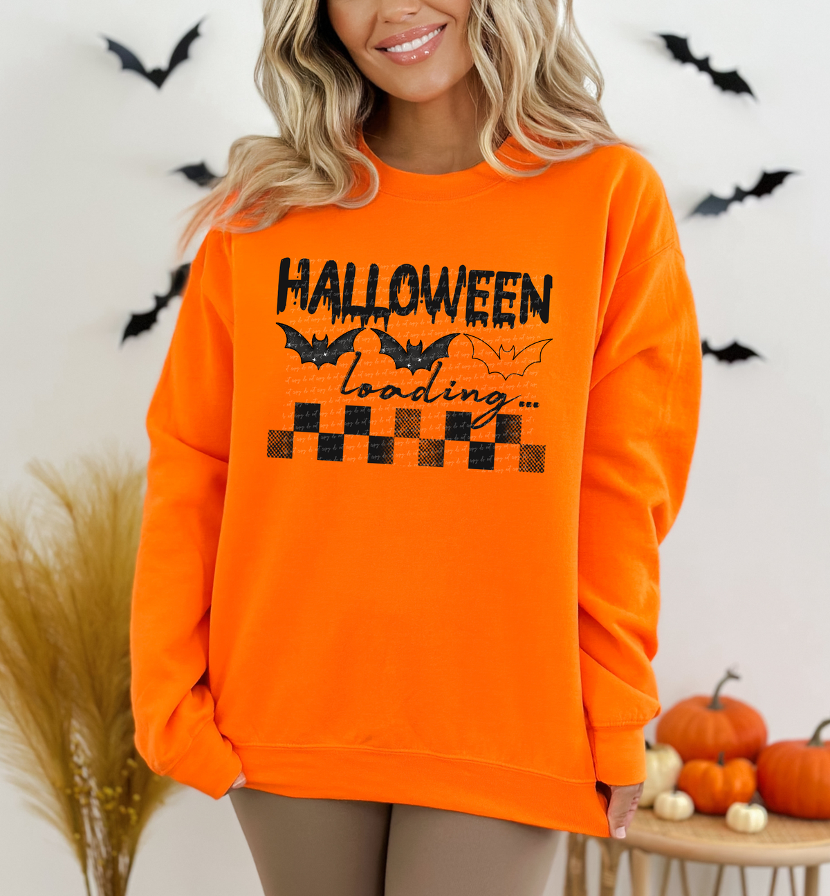 Drippy Halloween Loading Bats 57038 DTF transfer