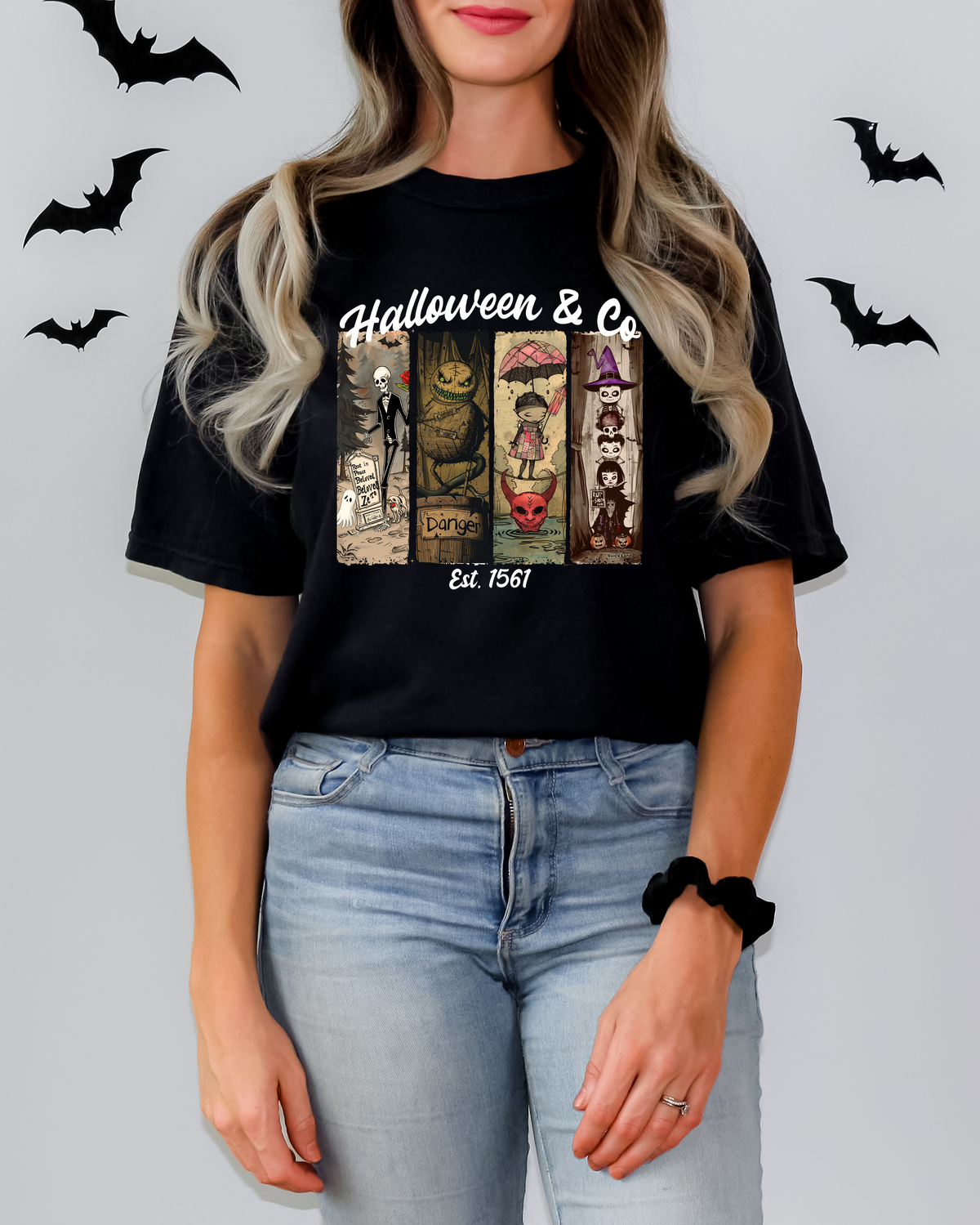 Halloween and Co 1561 White 110125 DTF transfer