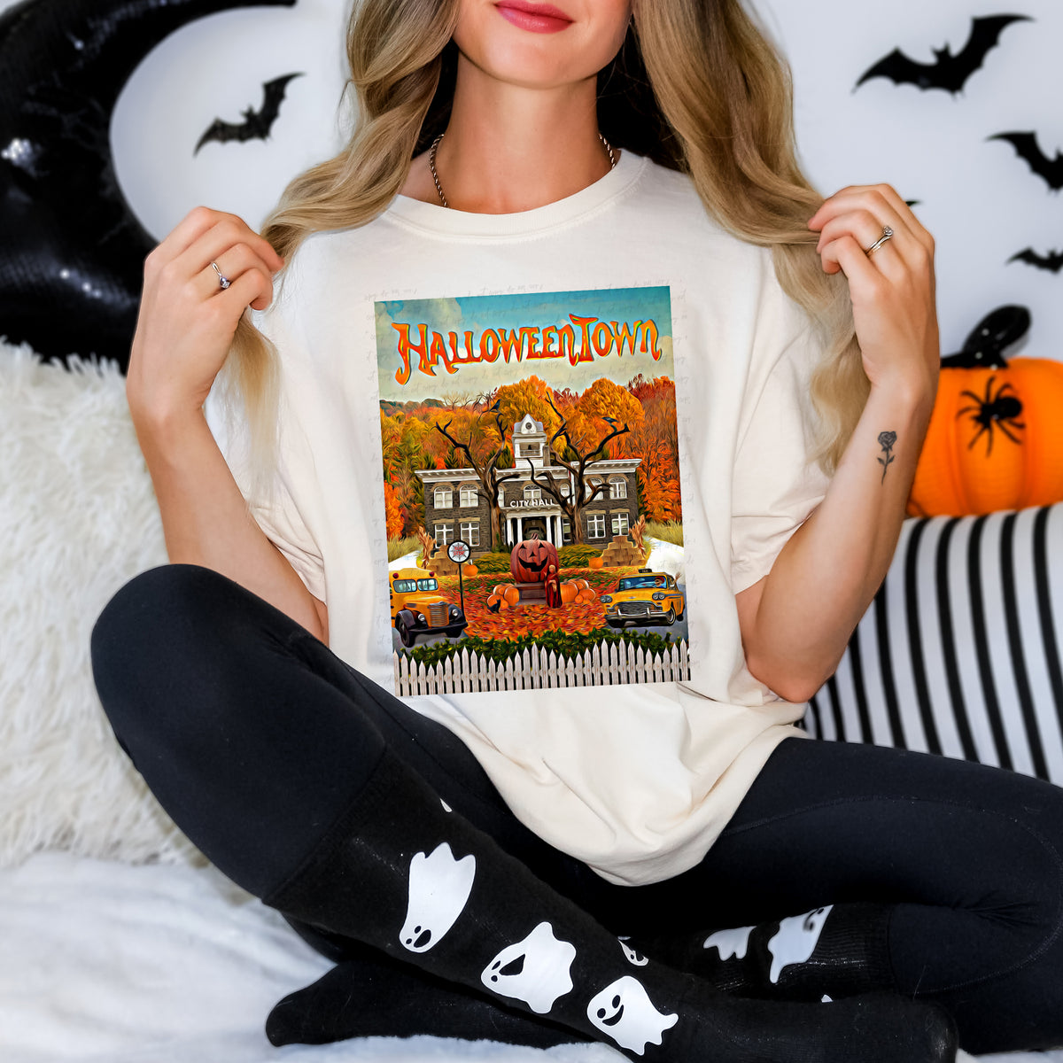 Halloweentown City Hall 114578 DTF transfer