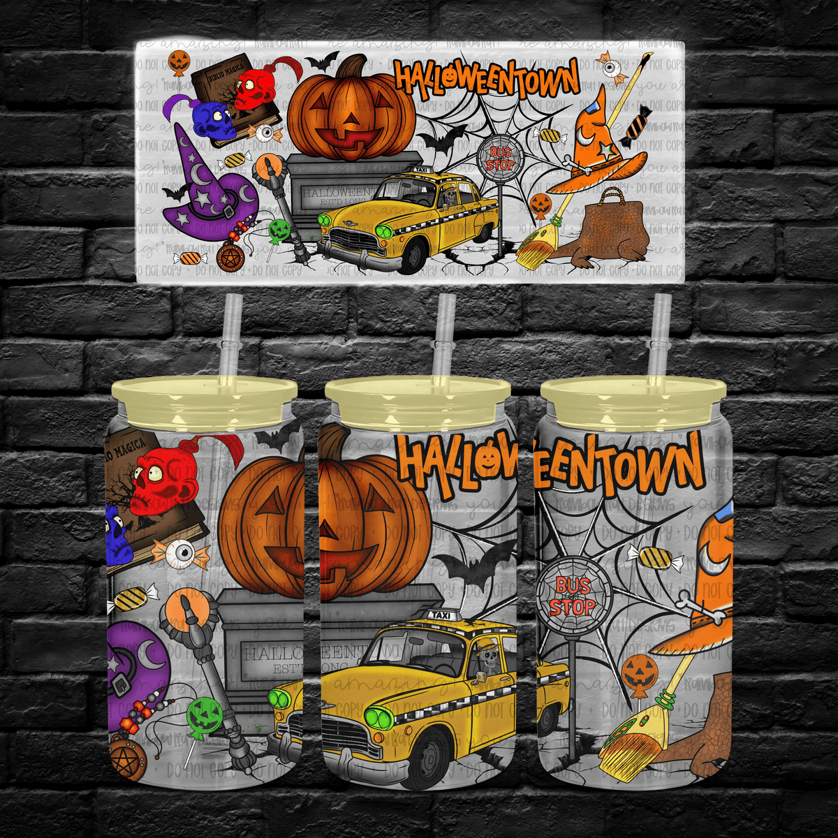 H town cab (RRD) UV DTF WRAP
