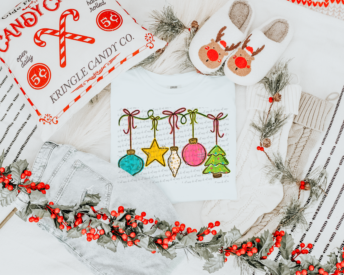 Hanging Ornaments Bright 104684 DTF transfer