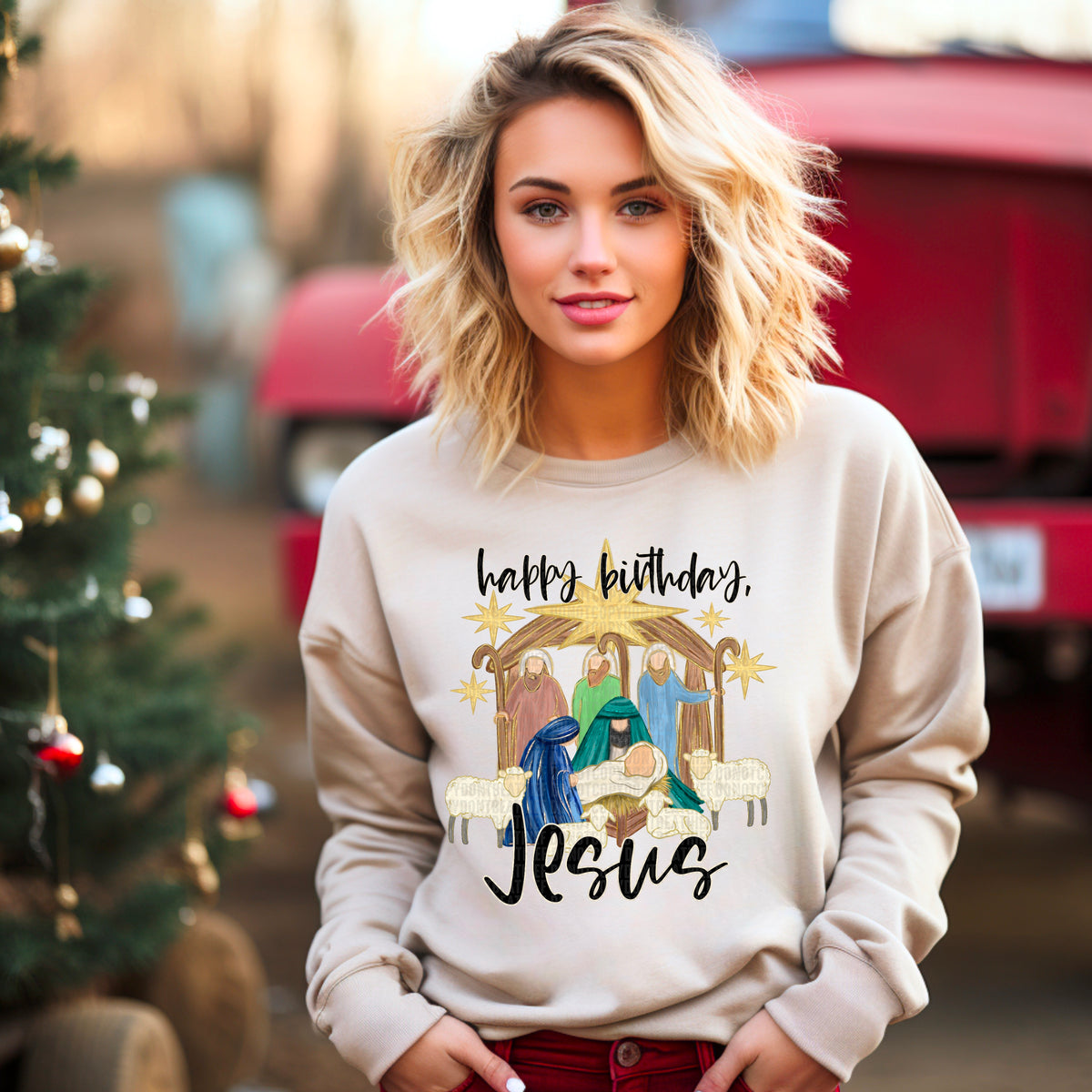 Happy Birthday Jesus (SDD) DTF Transfer