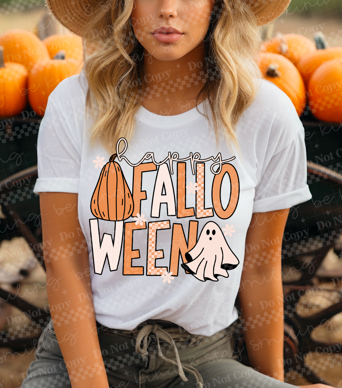 Happy falloween 107036 DTF transfer
