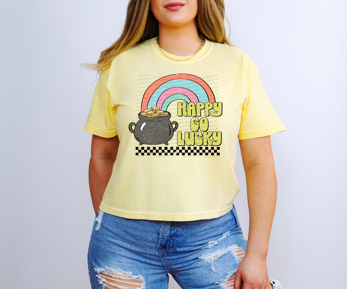 Happy Go Lucky Cauldron Rainbow 74524 DTF Transfer