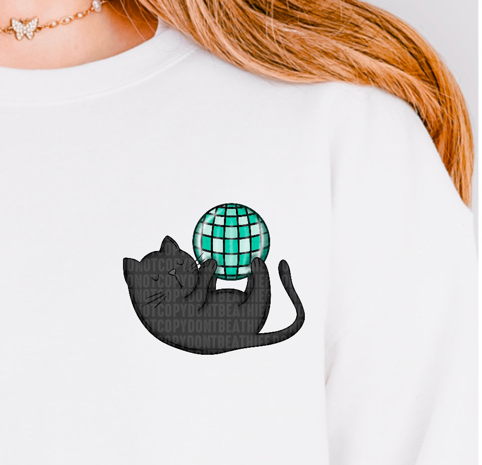 Happy Meow Year Pocket 104344 DTF transfer