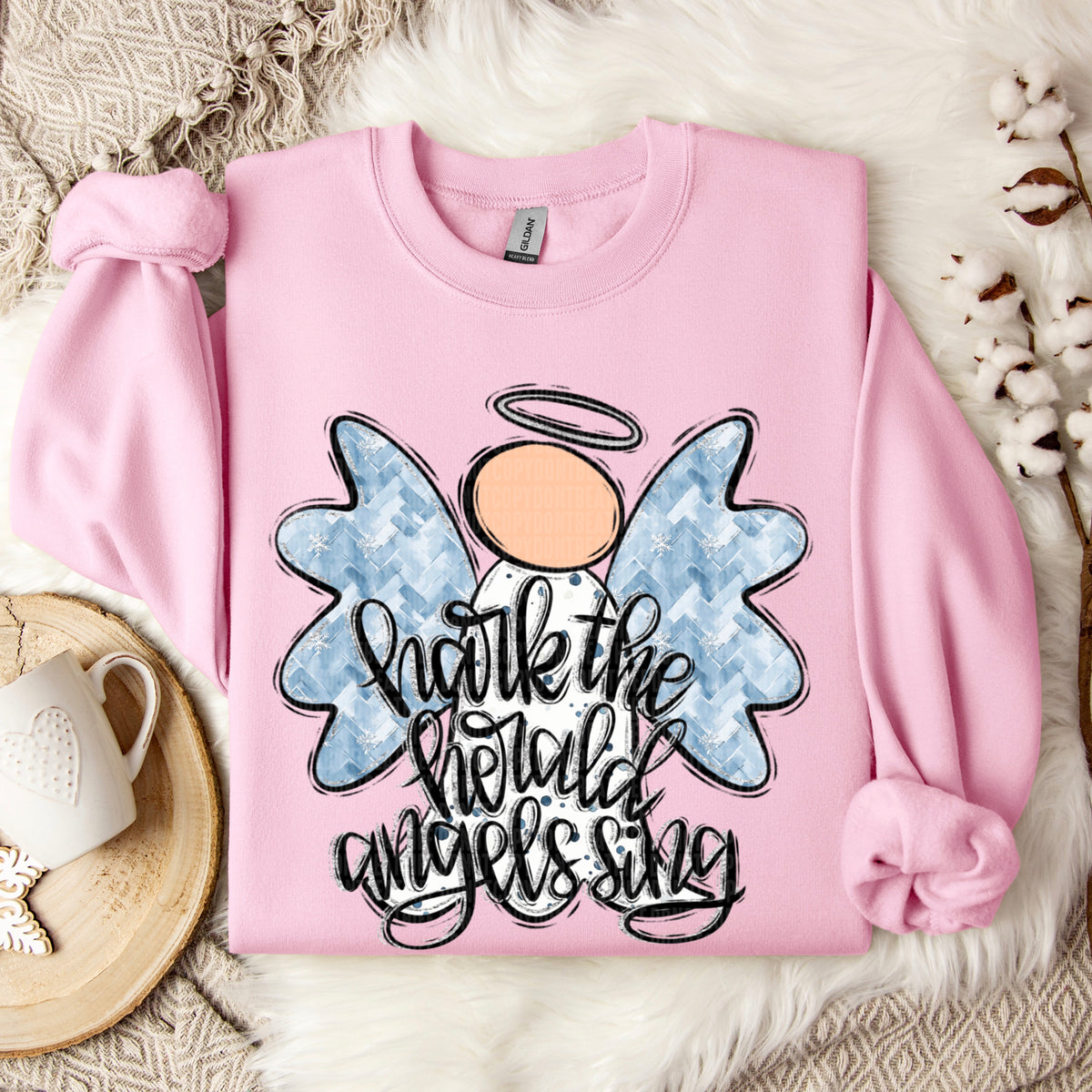 Hark the herald angels sing (SDD) DTF Transfer