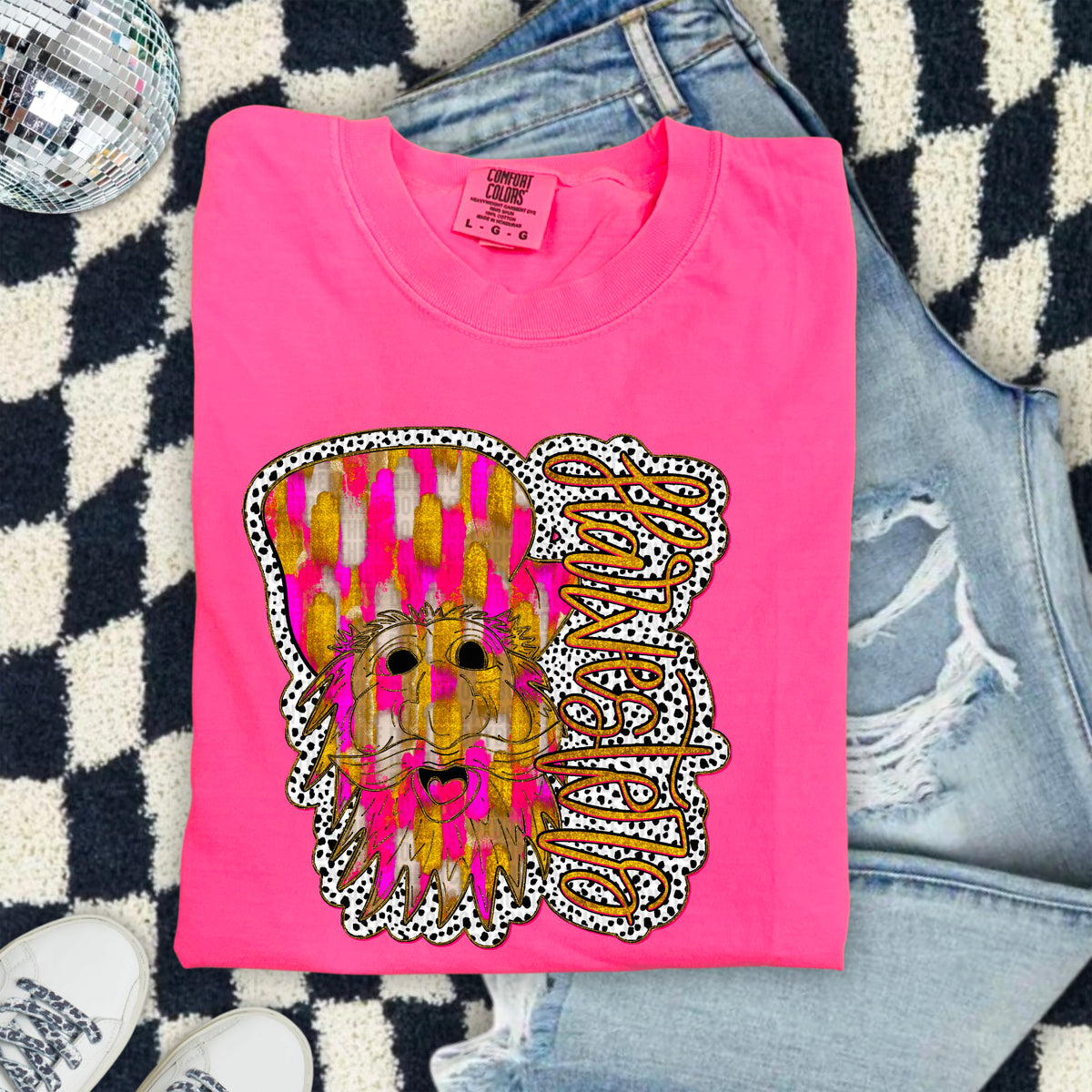 Harvesters pink gold 103873 DTF transfer