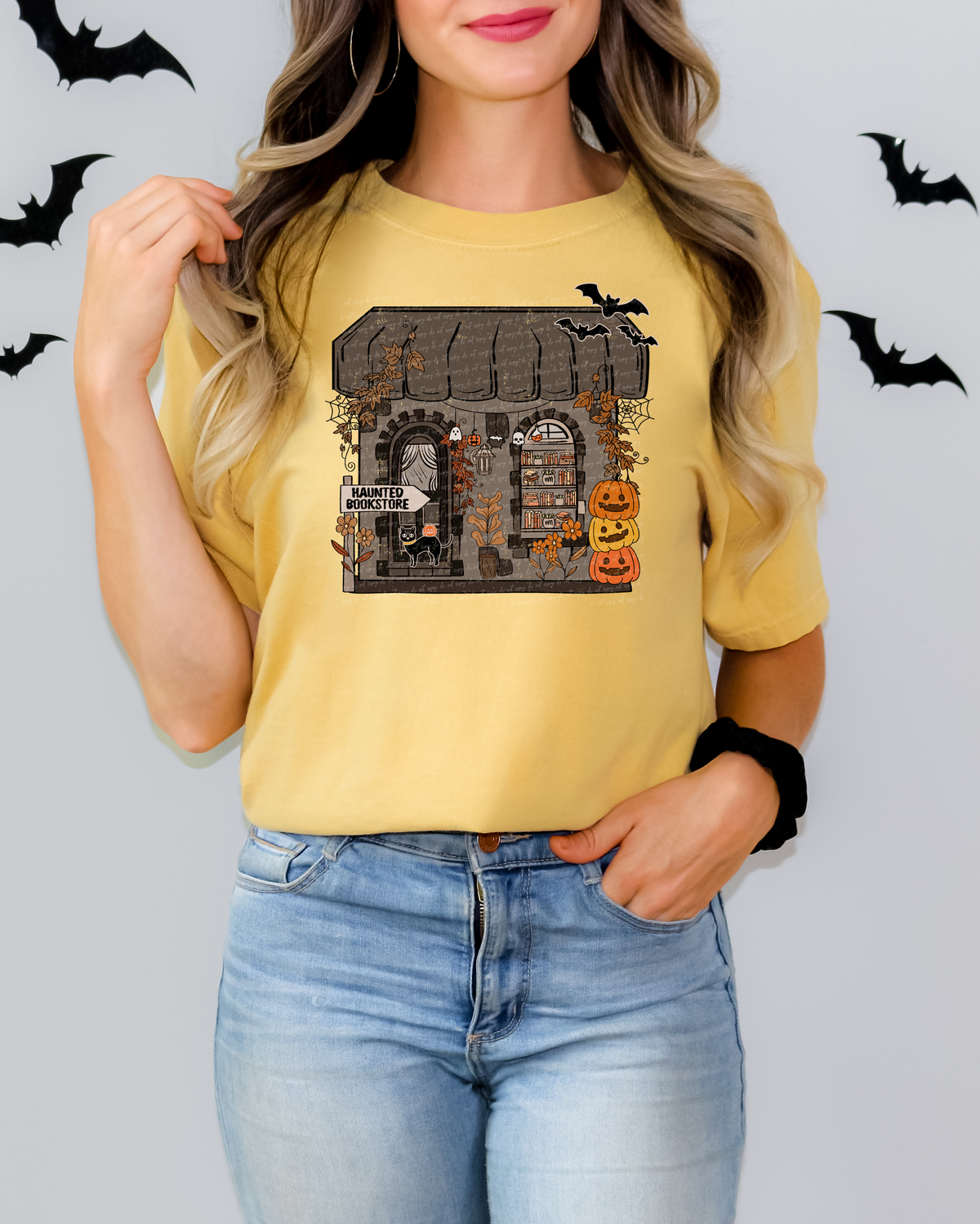 Haunted Bookstore 104685 DTF transfer