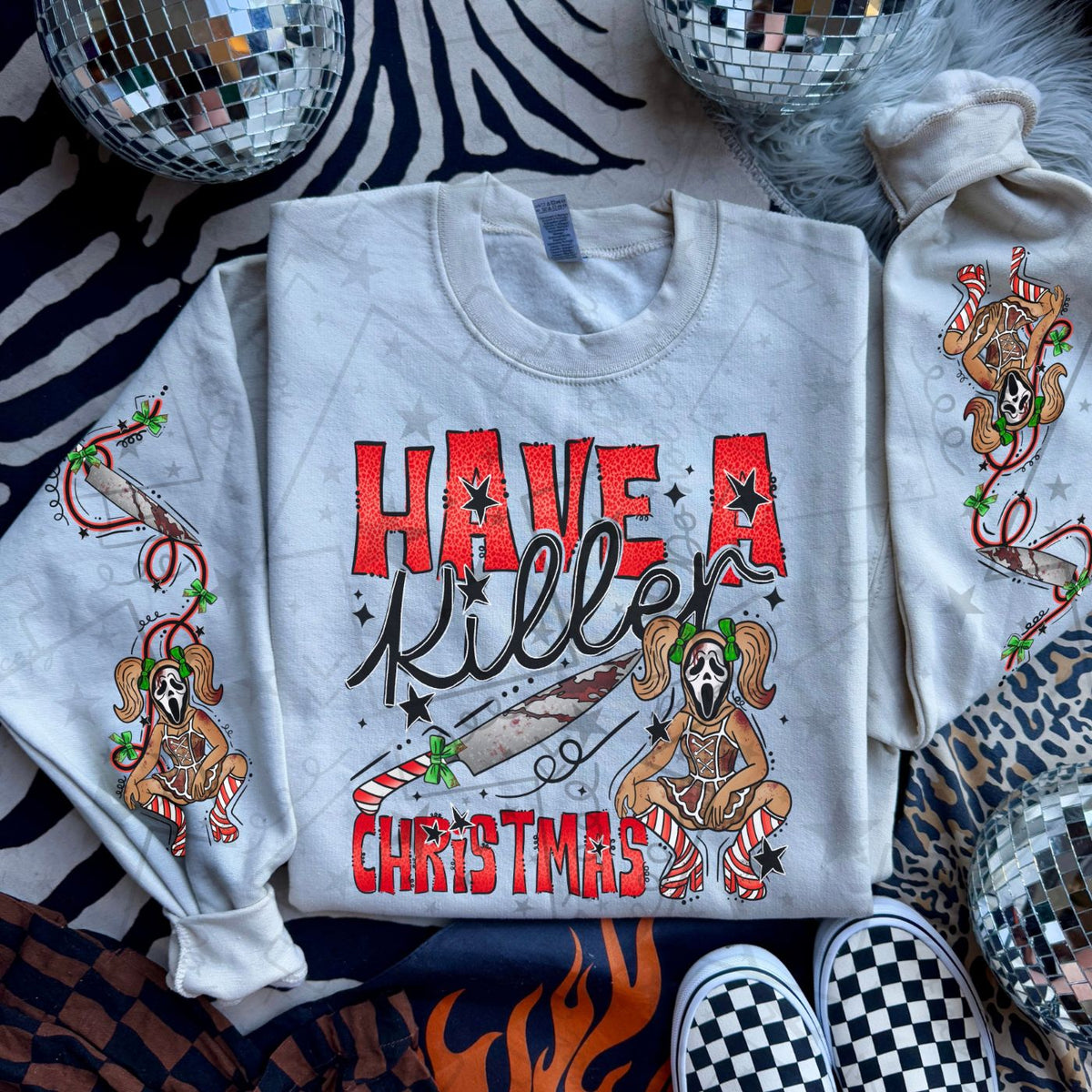 Have a killer Christmas GF (FRONT ONLY) (HW) DTF Transfer