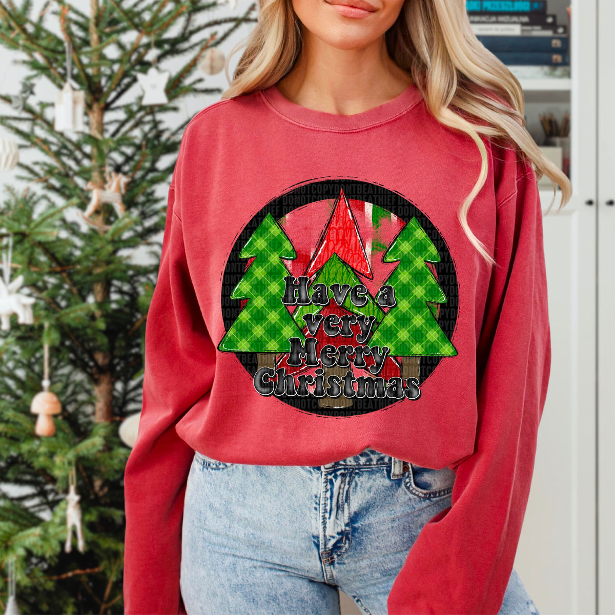 Have A Very Merry Christmas 104123 DTF transfer