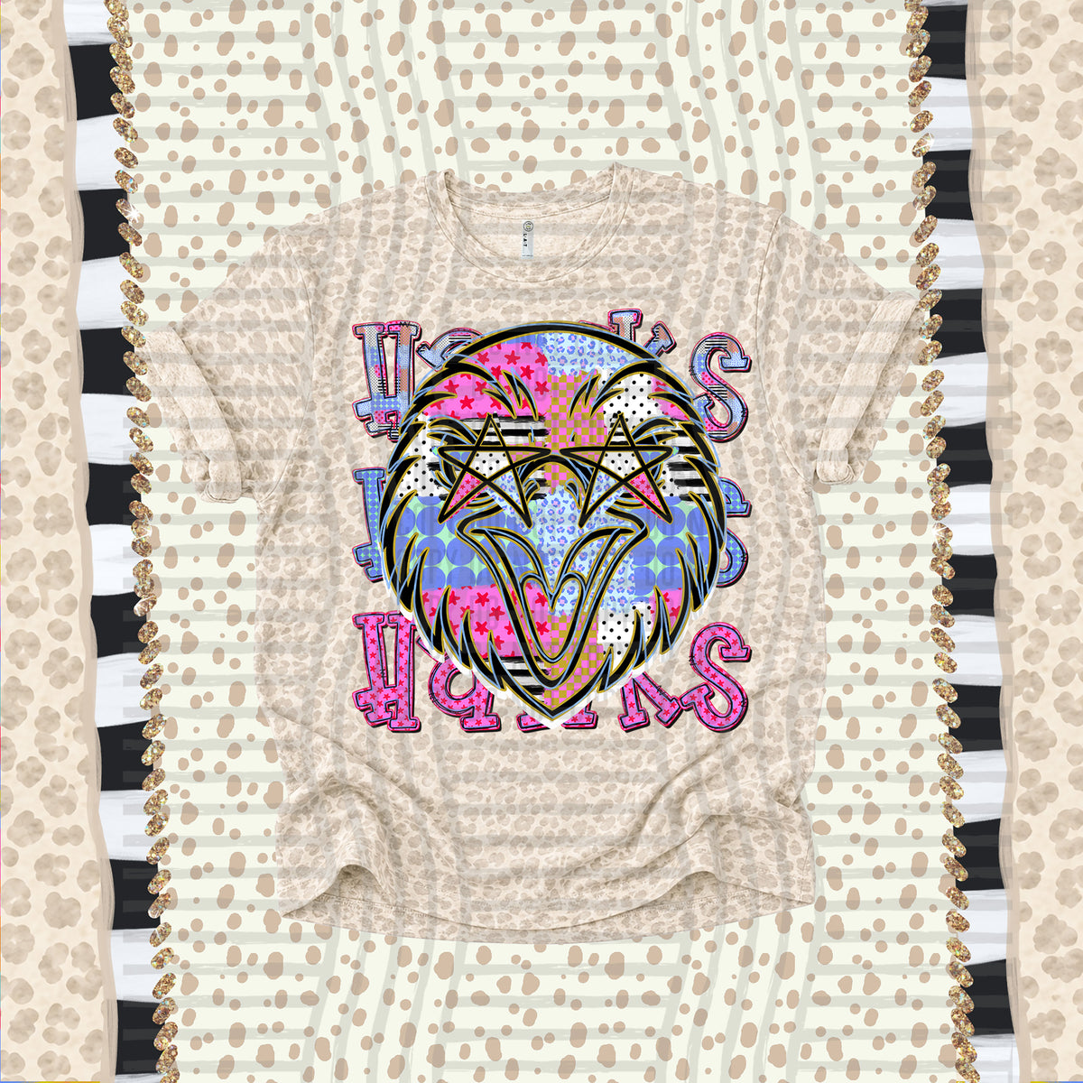 Hawks-Dolly Doodle Print (Caplinger) DTF Transfer