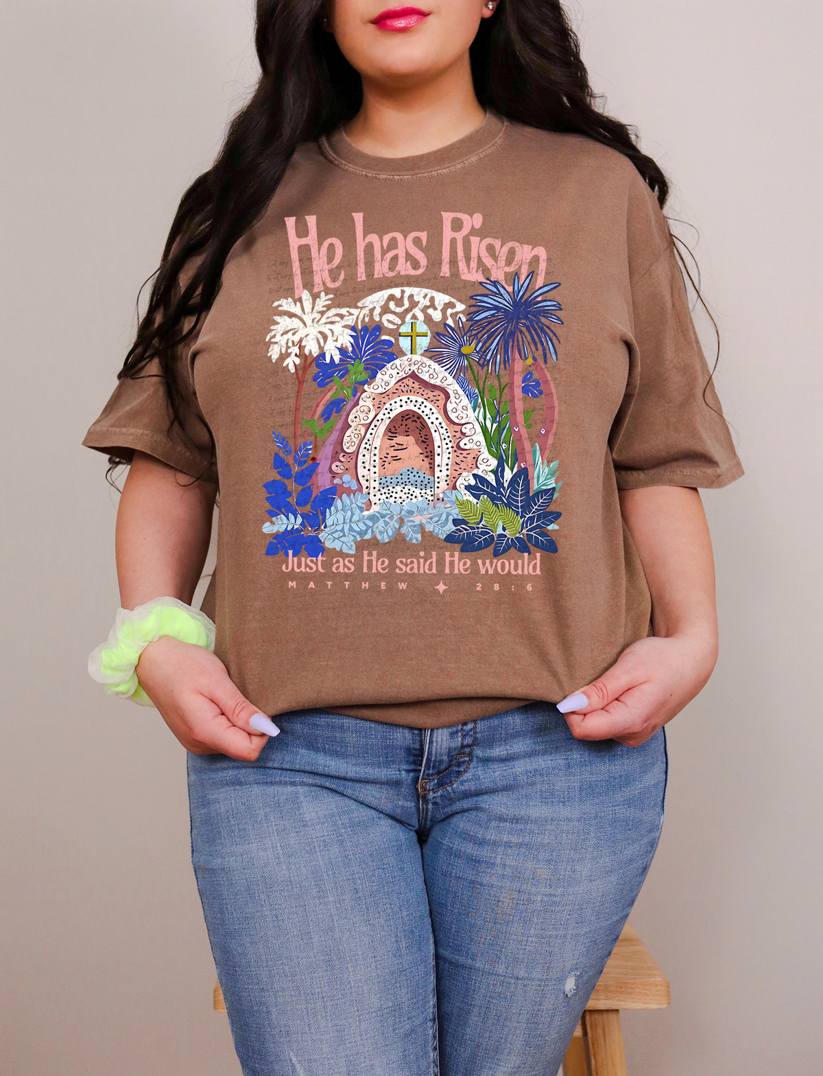 He Has Risen Just As He Said He Would Matthew 28:6 76826 DTF Transfer