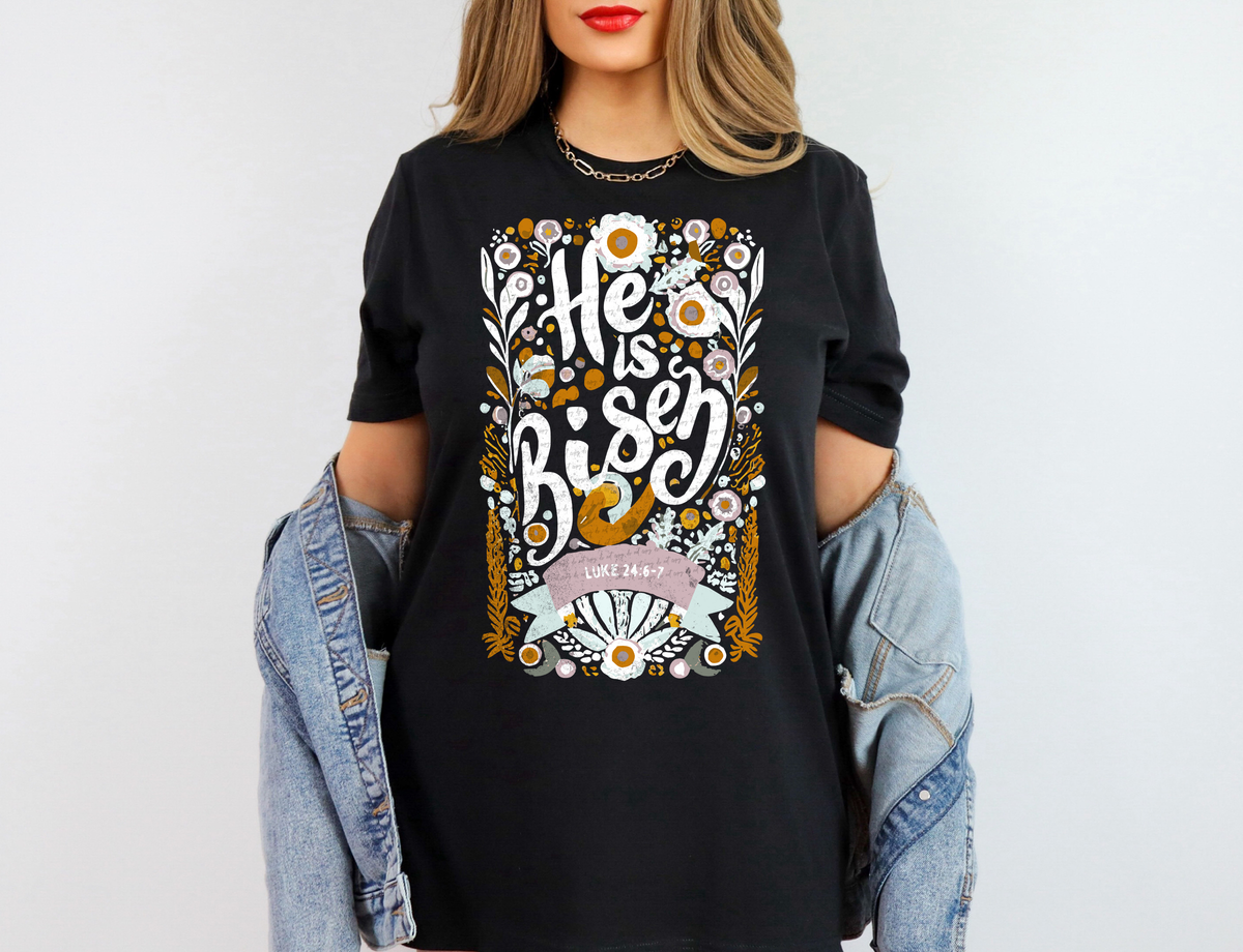 He Is Risen Easter Light 81290 DTF Transfer