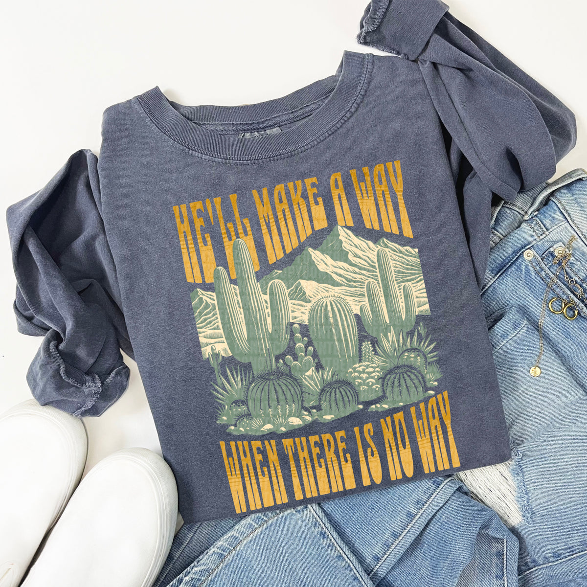 He'll Make A Way When There Is No Way 104342 DTF transfer