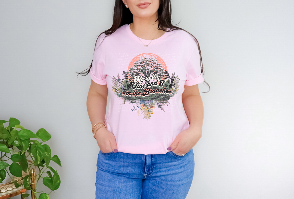 He Is the Vine And I Am The Branches 81188 DTF Transfer