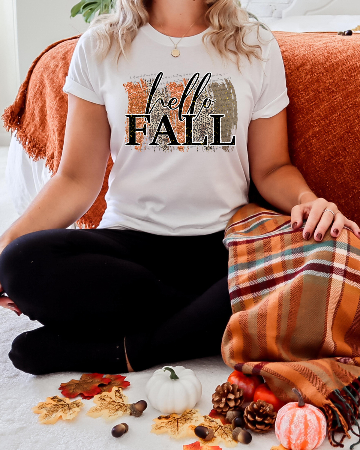 Hello Fall Brushstroke 51601 DTF transfer