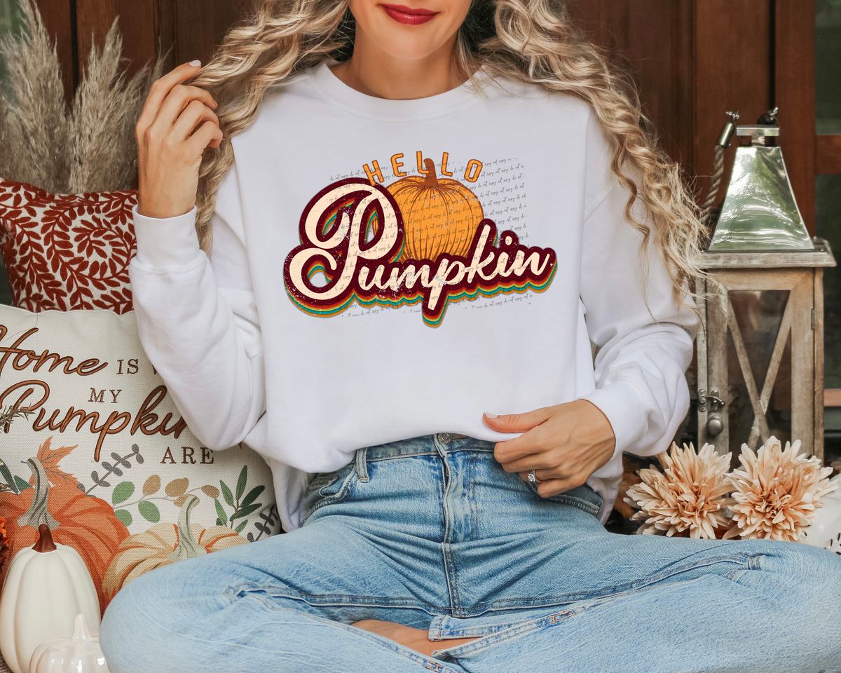 Hello Pumpkin 51603 DTF transfer