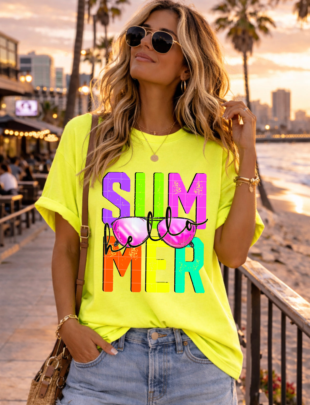 Hello summer colorful (SDD) DTF Transfer