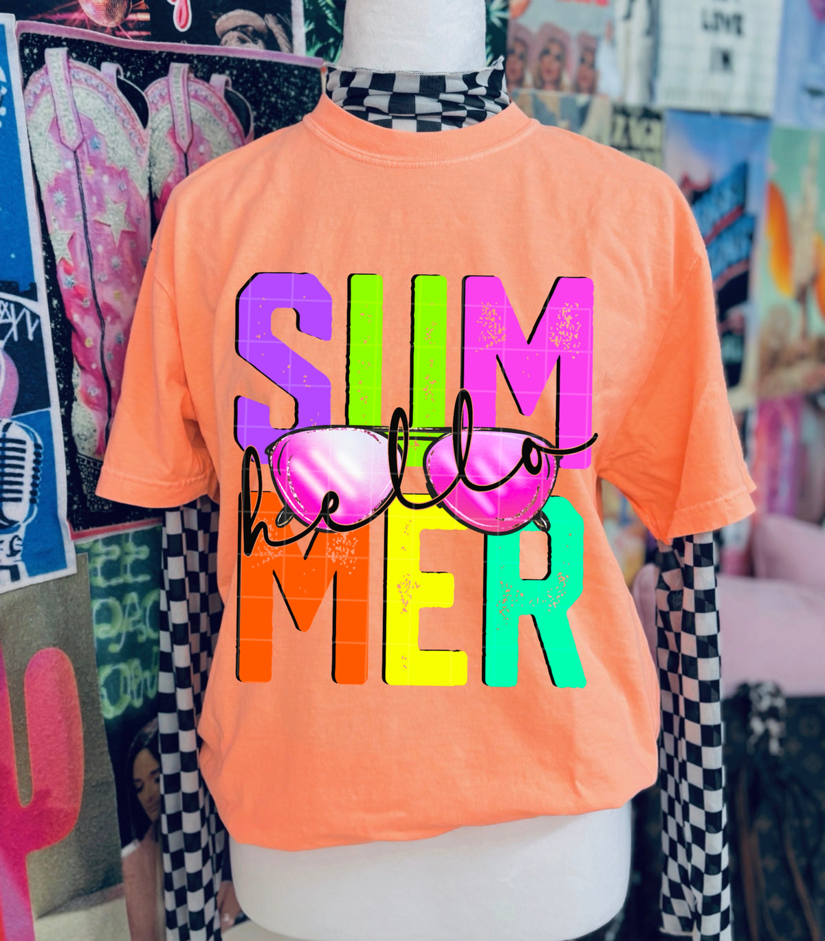 Hello summer colorful (SDD) DTF Transfer
