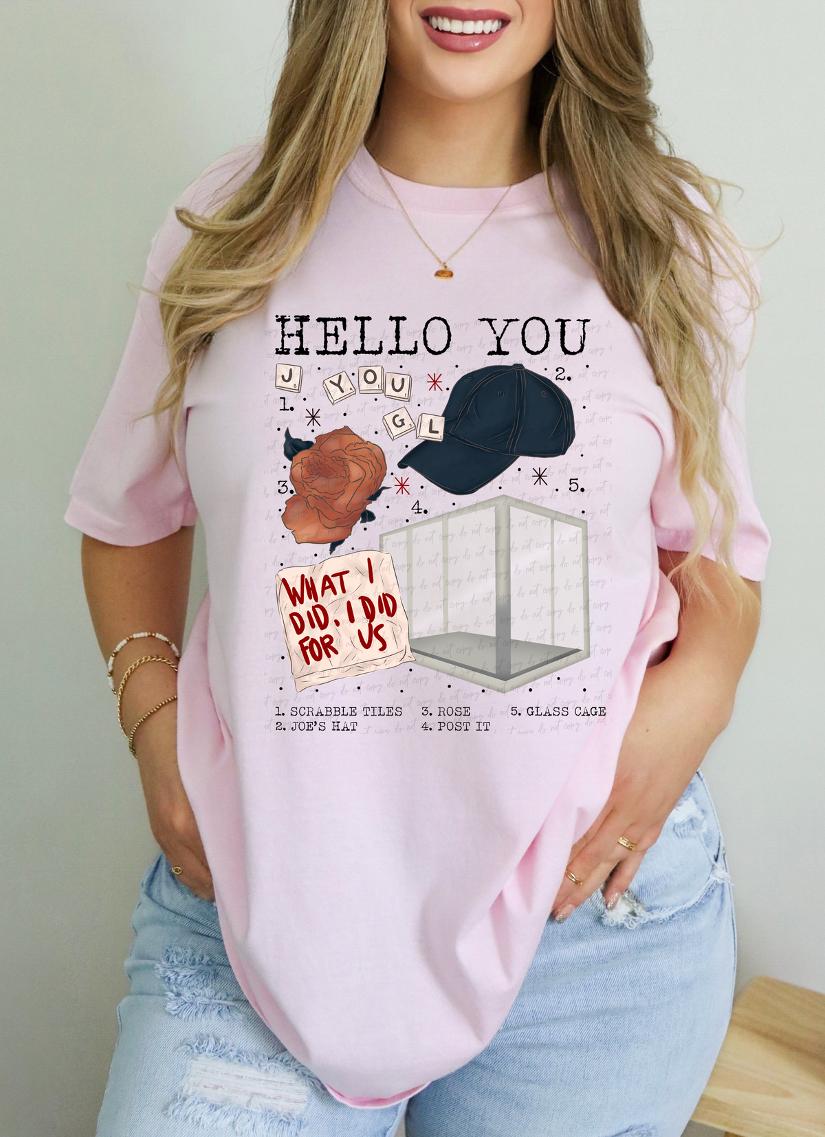 Hello You Chart 115254 DTF transfer