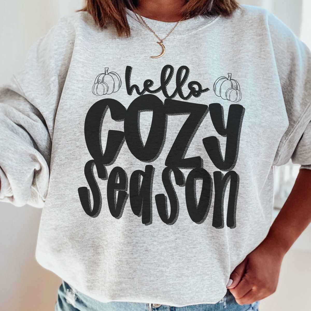 Hello cozy season 109254 DTF transfer