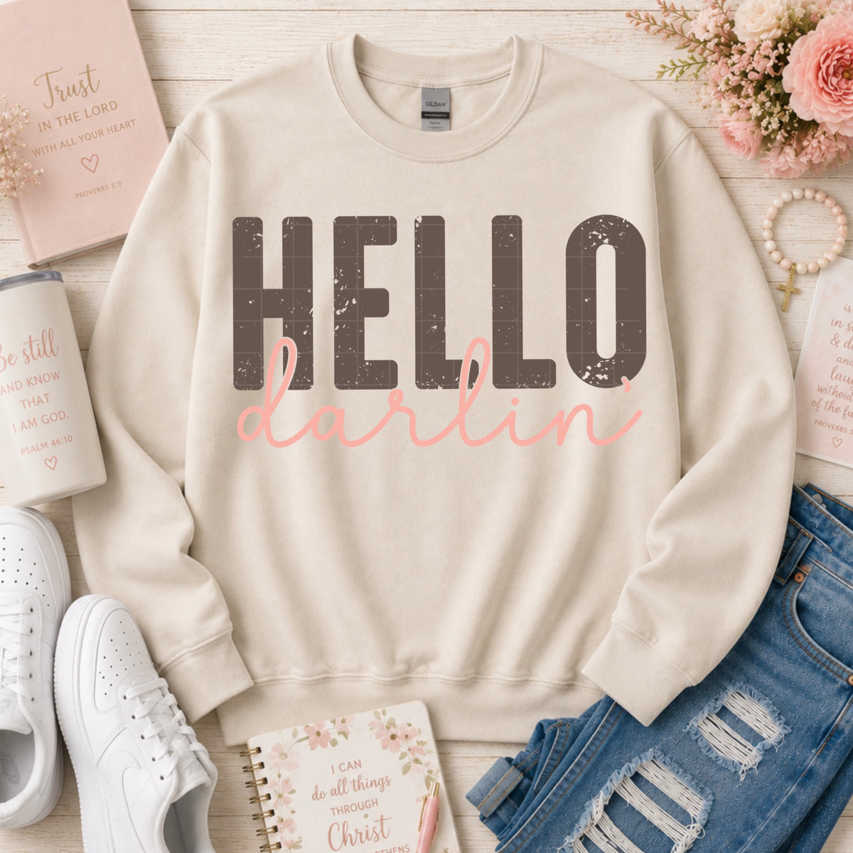 Hello darlin' pink (SDD) DTF Transfer