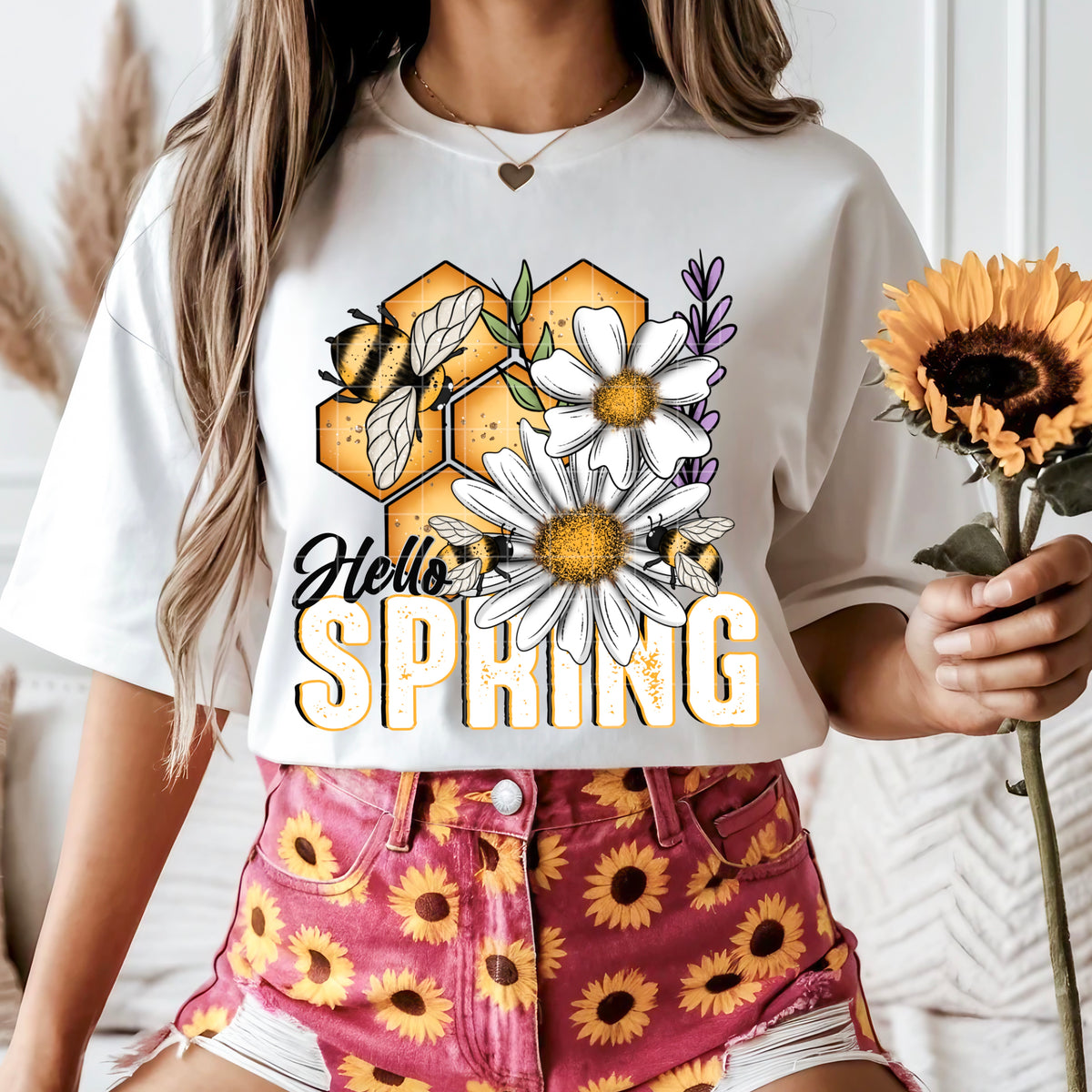 Hello spring bee (SDD) DTF Transfer