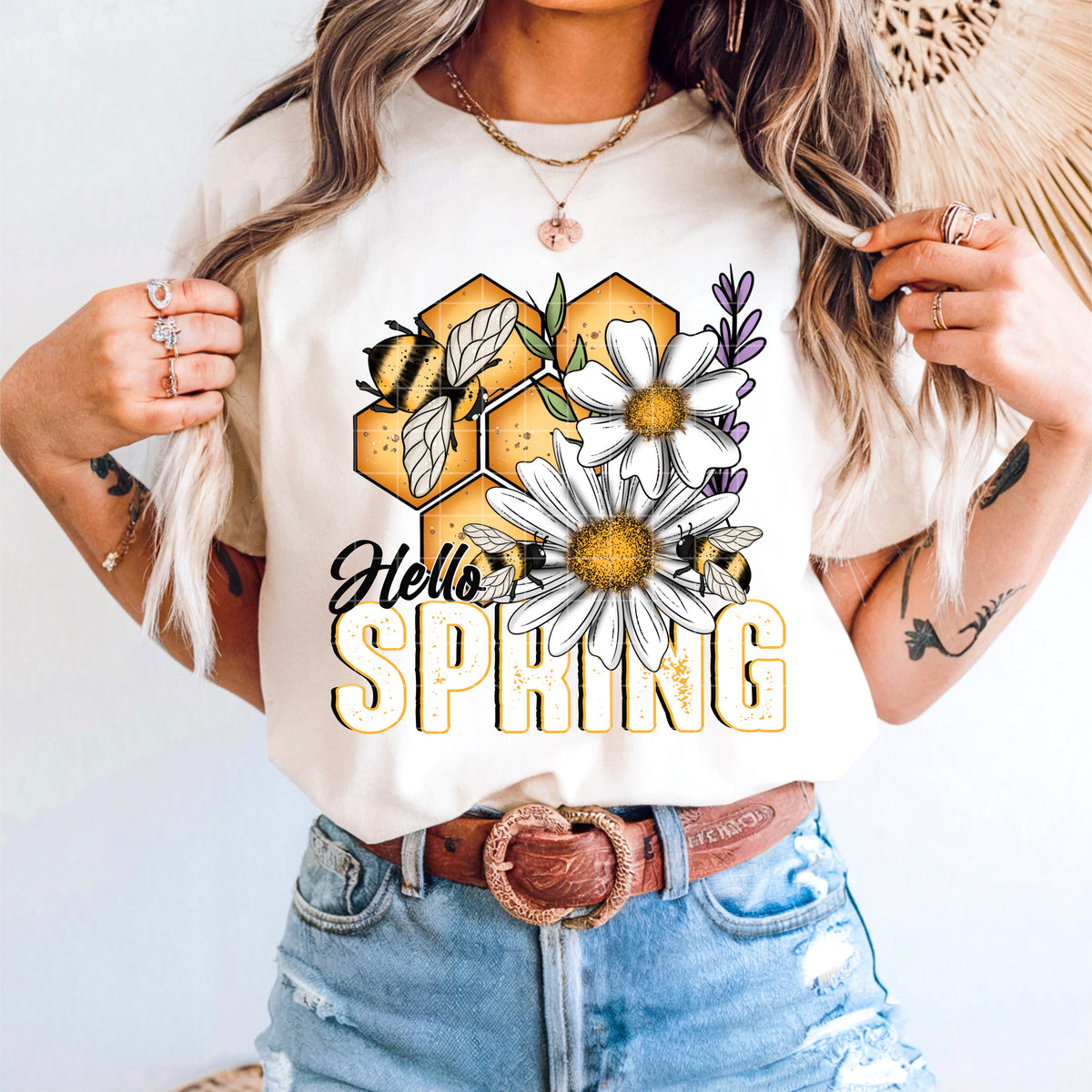 Hello spring bee (SDD) DTF Transfer