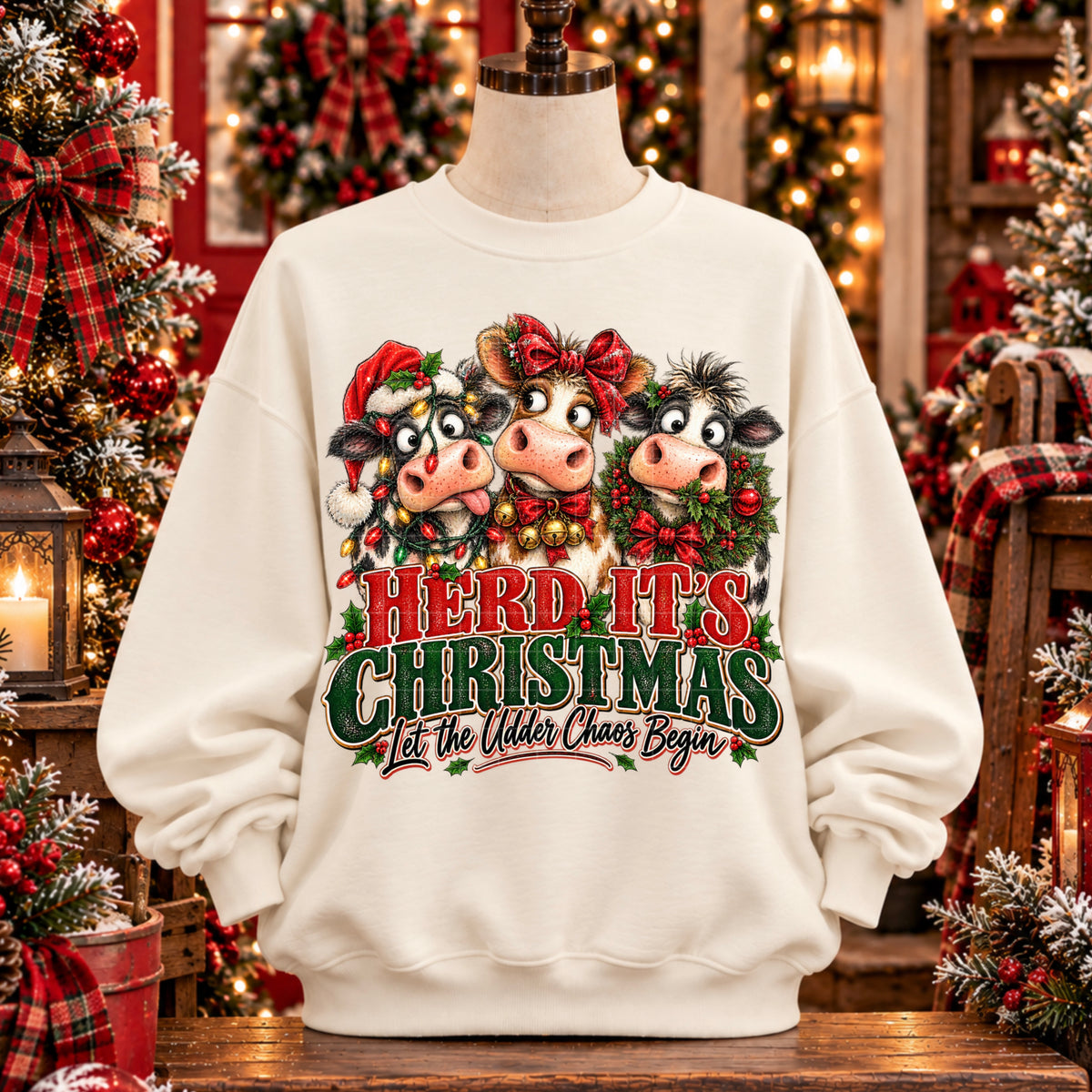 Herd it's Christmas (SDD) DTF Transfer