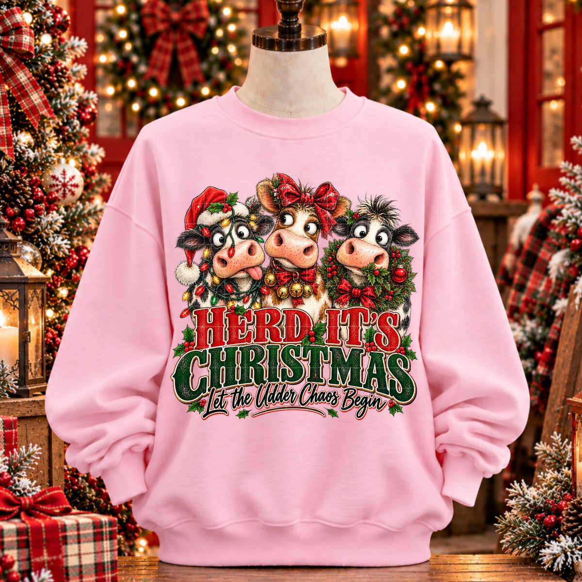 Herd it's Christmas (SDD) DTF Transfer