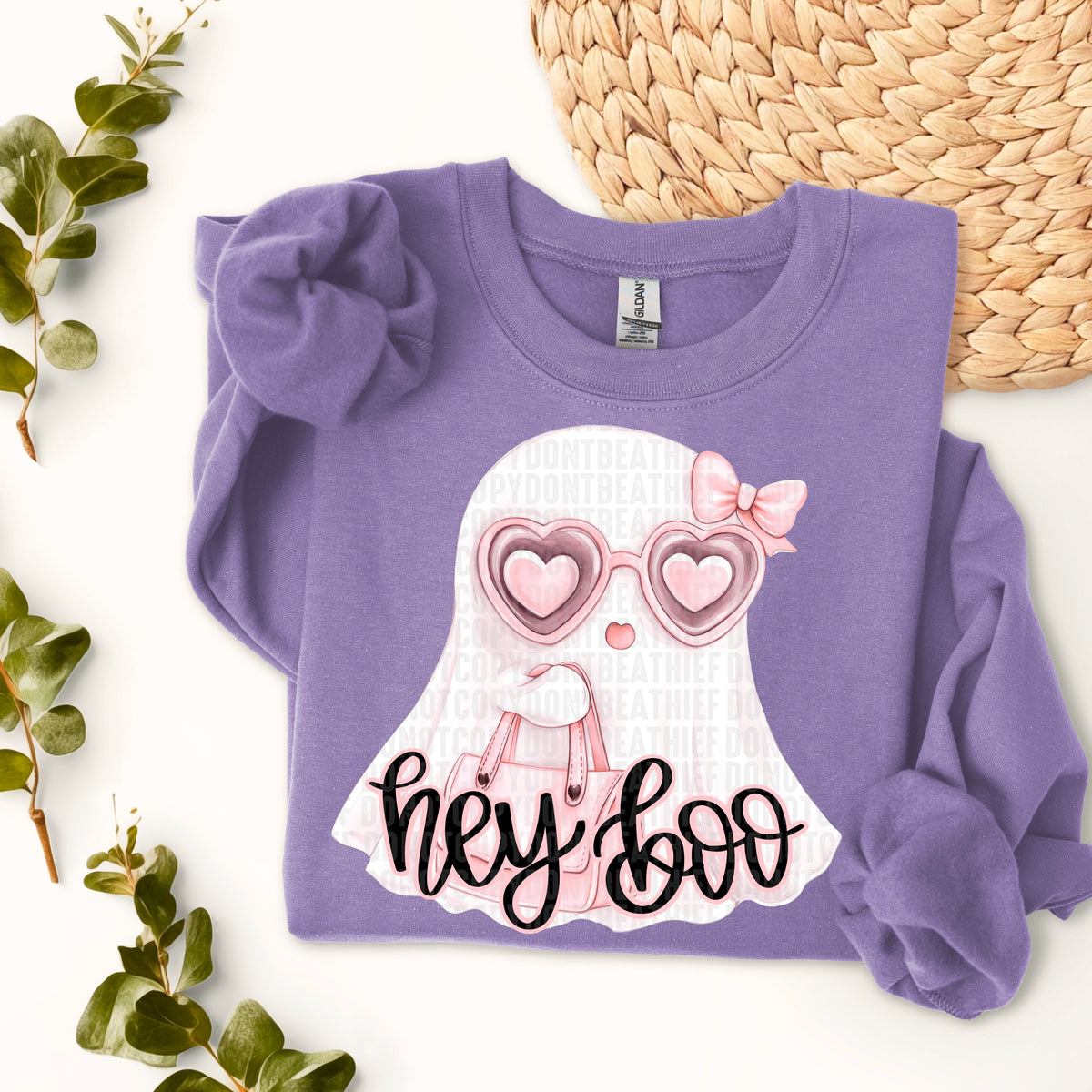 Hey boo ghosts (SDD) 109603 DTF transfer