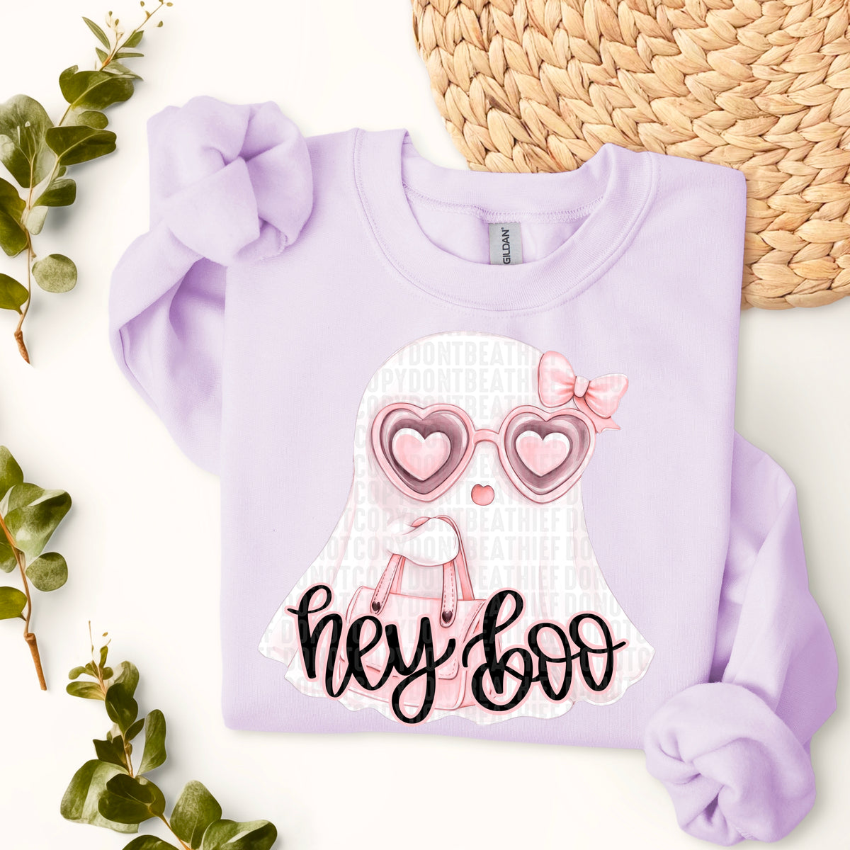 Hey boo ghosts (SDD) 109603 DTF transfer