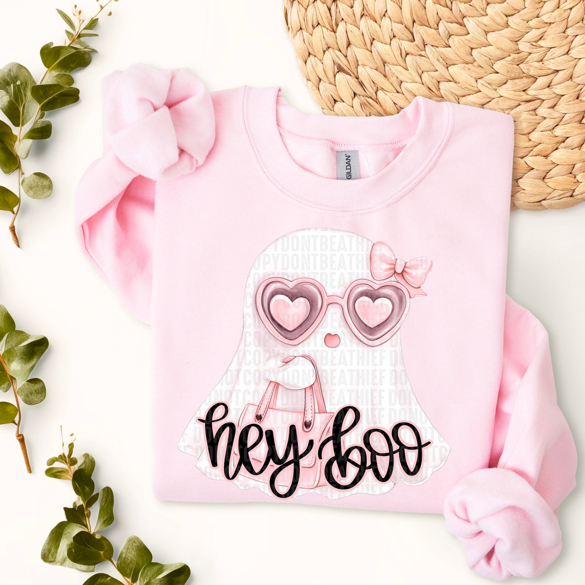 Hey boo ghosts (SDD) 109603 DTF transfer