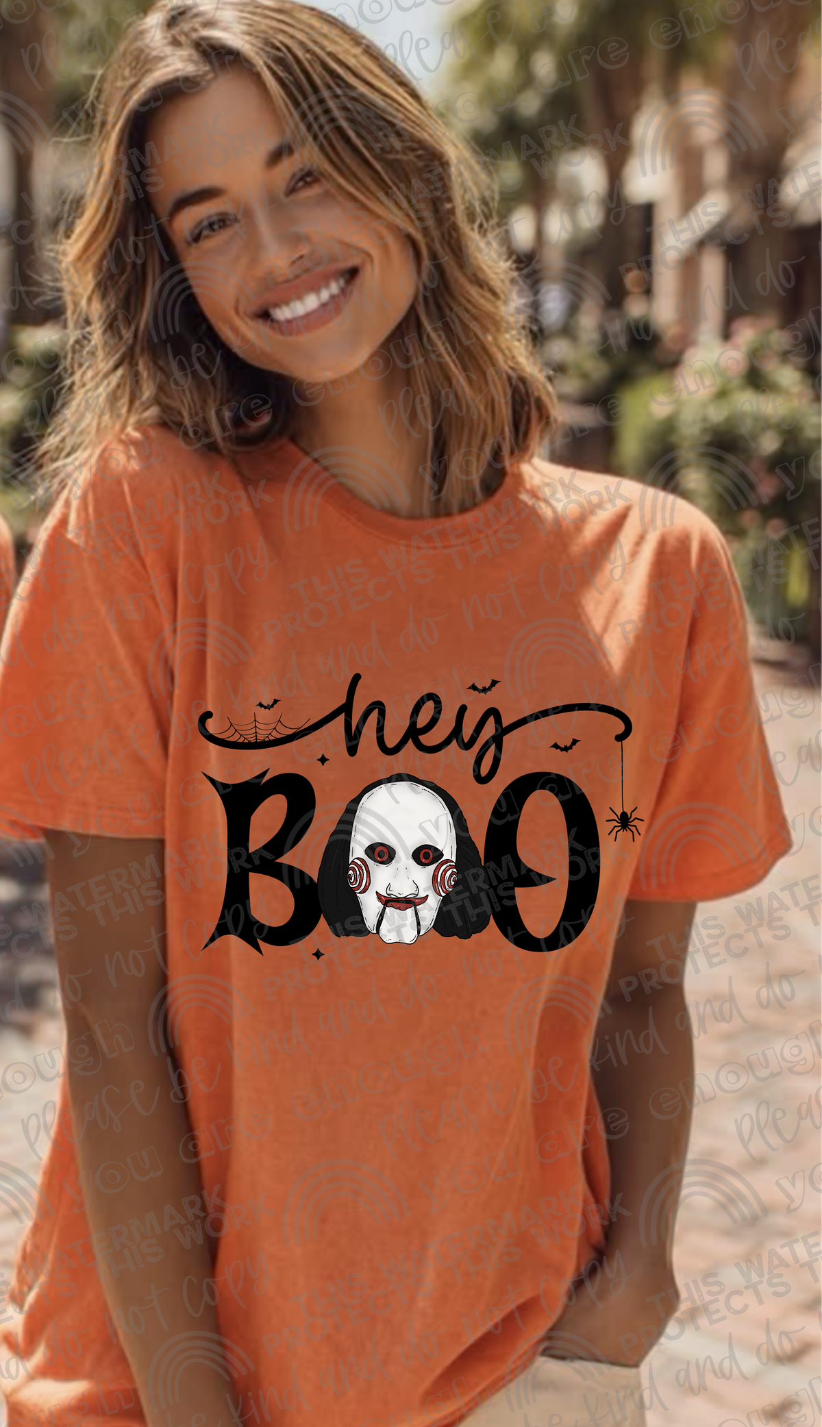 Hey Boo saw (SM) DTF transfer
