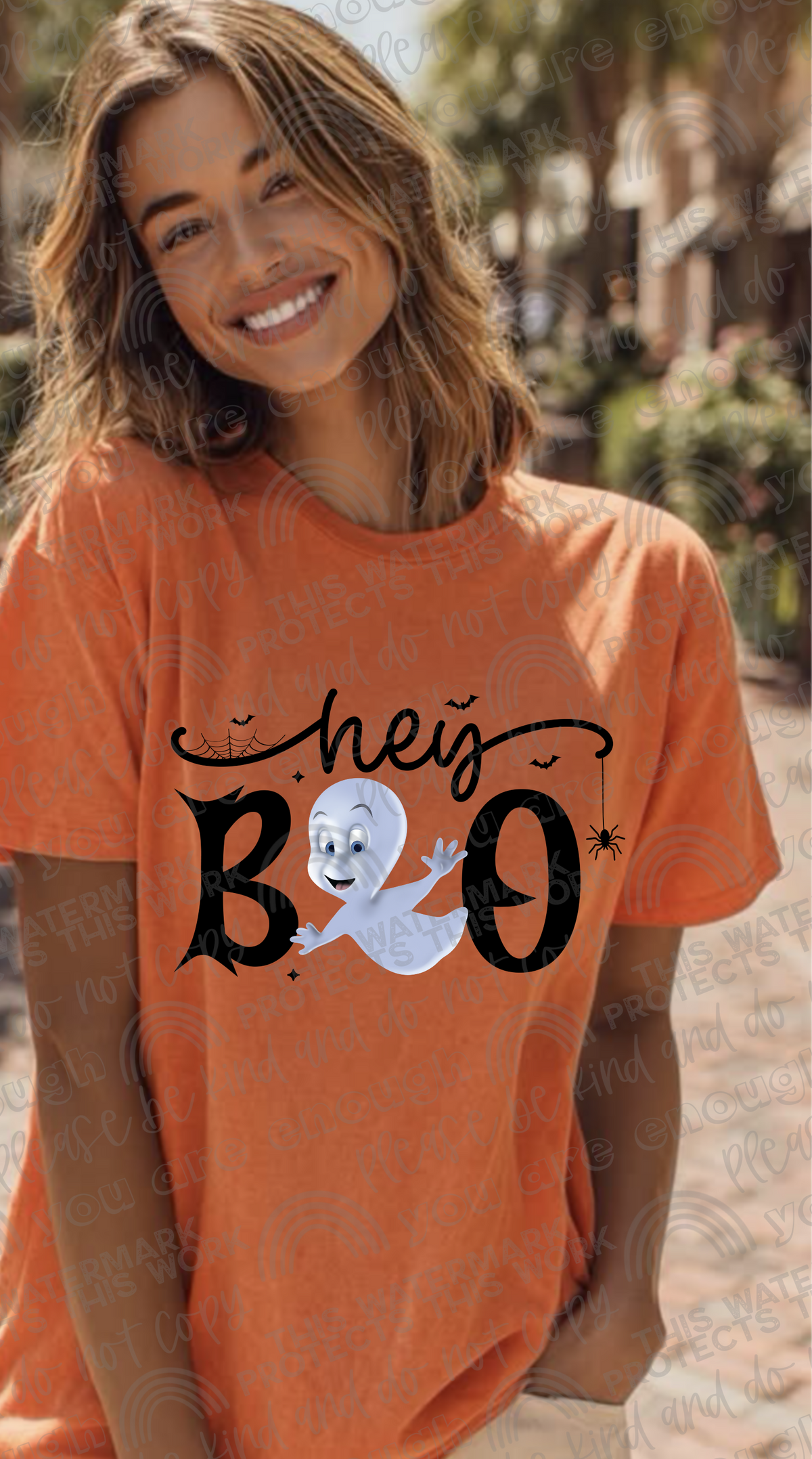 Hey Boo Casper (SM) DTF transfer