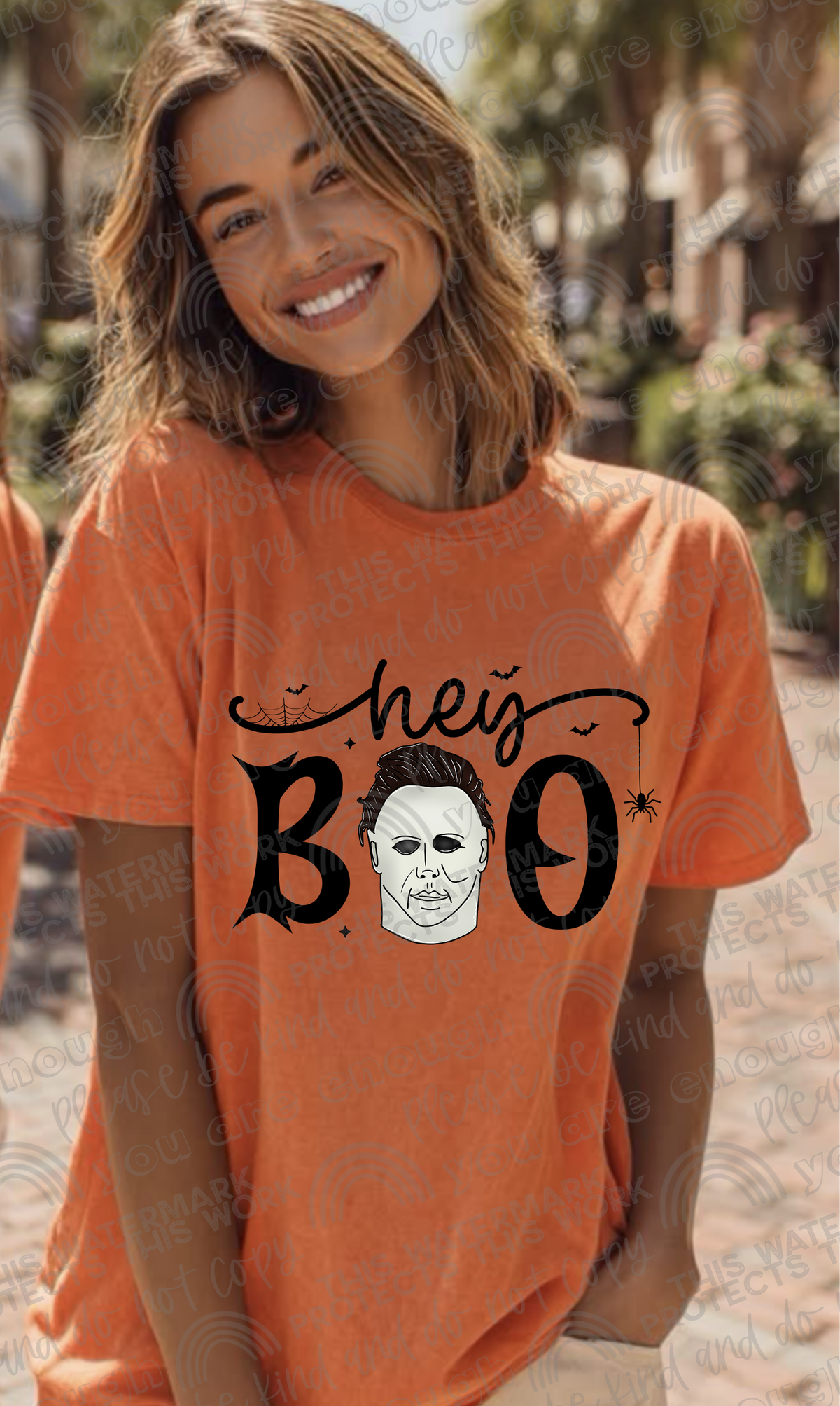 Hey Boo Mike (SM) DTF transfer