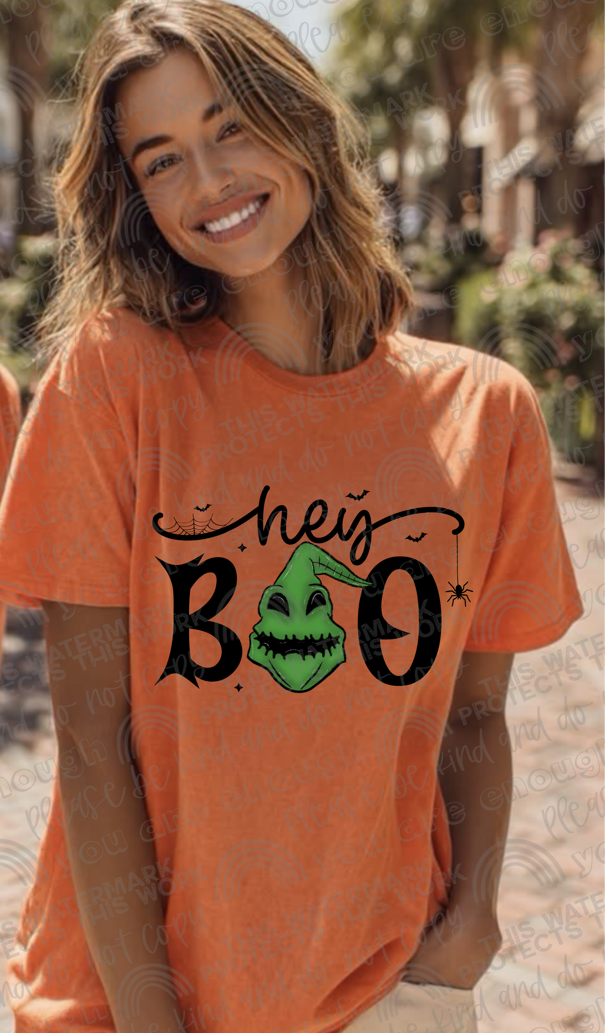 Hey Boo Oogie (SM) DTF transfer
