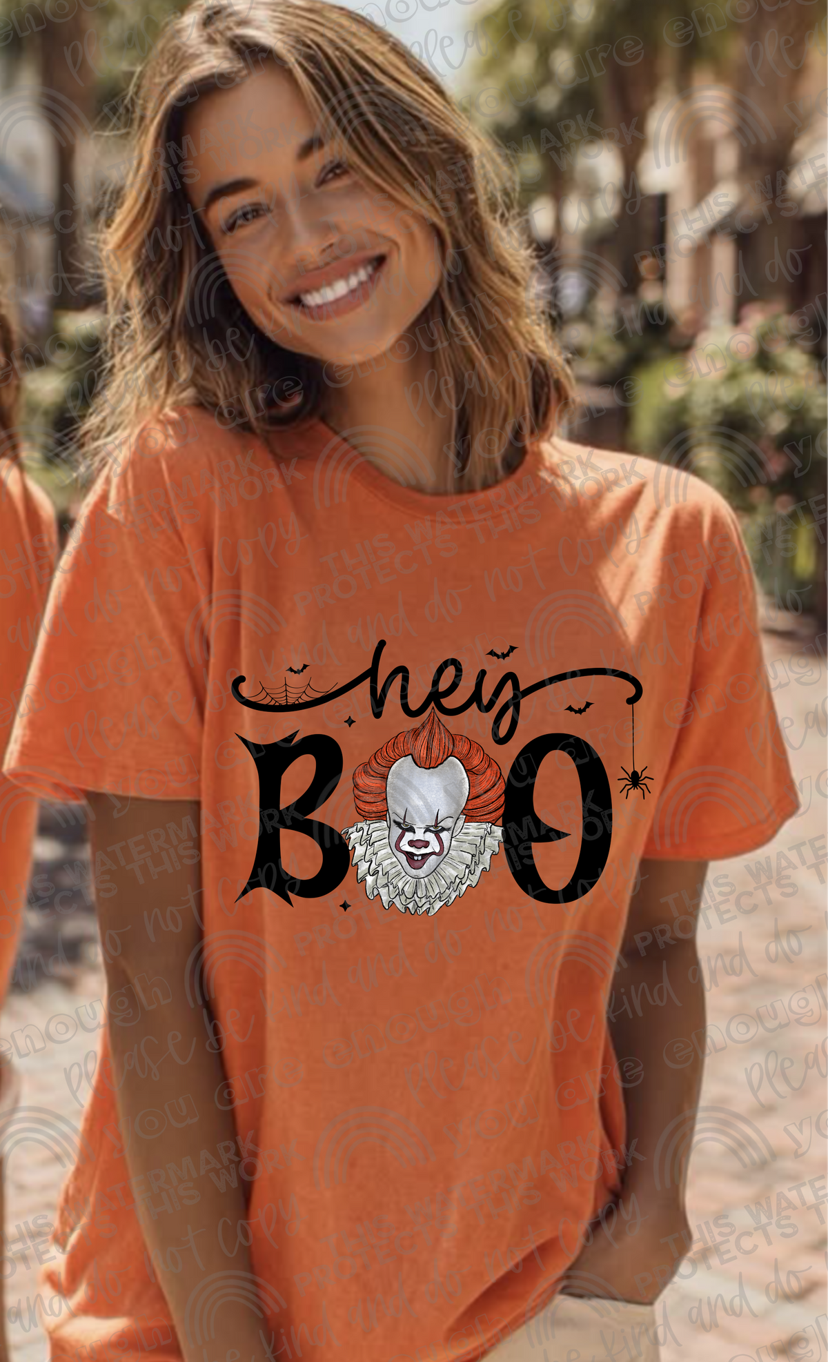 Hey Boo Penny (SM) DTF transfer