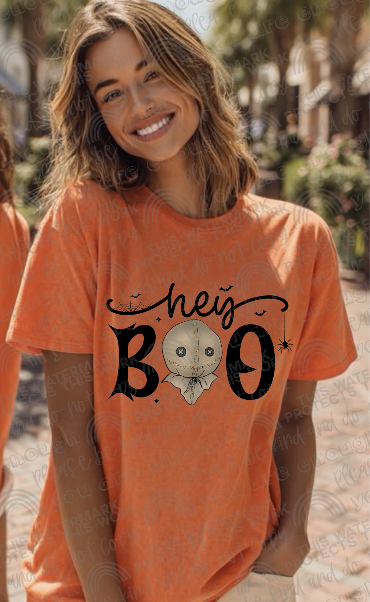 Hey Boo Sam (SM) DTF transfer