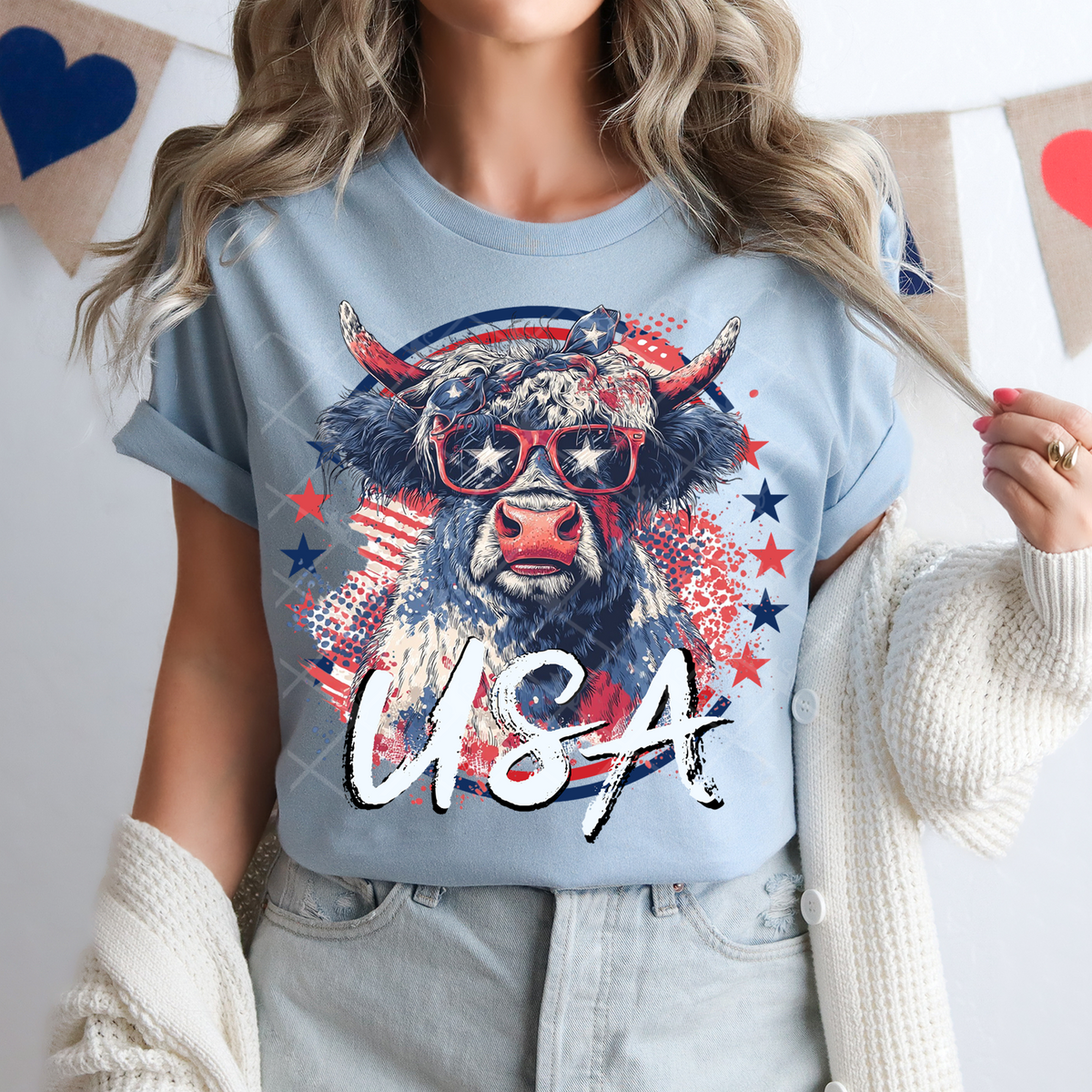USA cow (TTD) DTF Transfer
